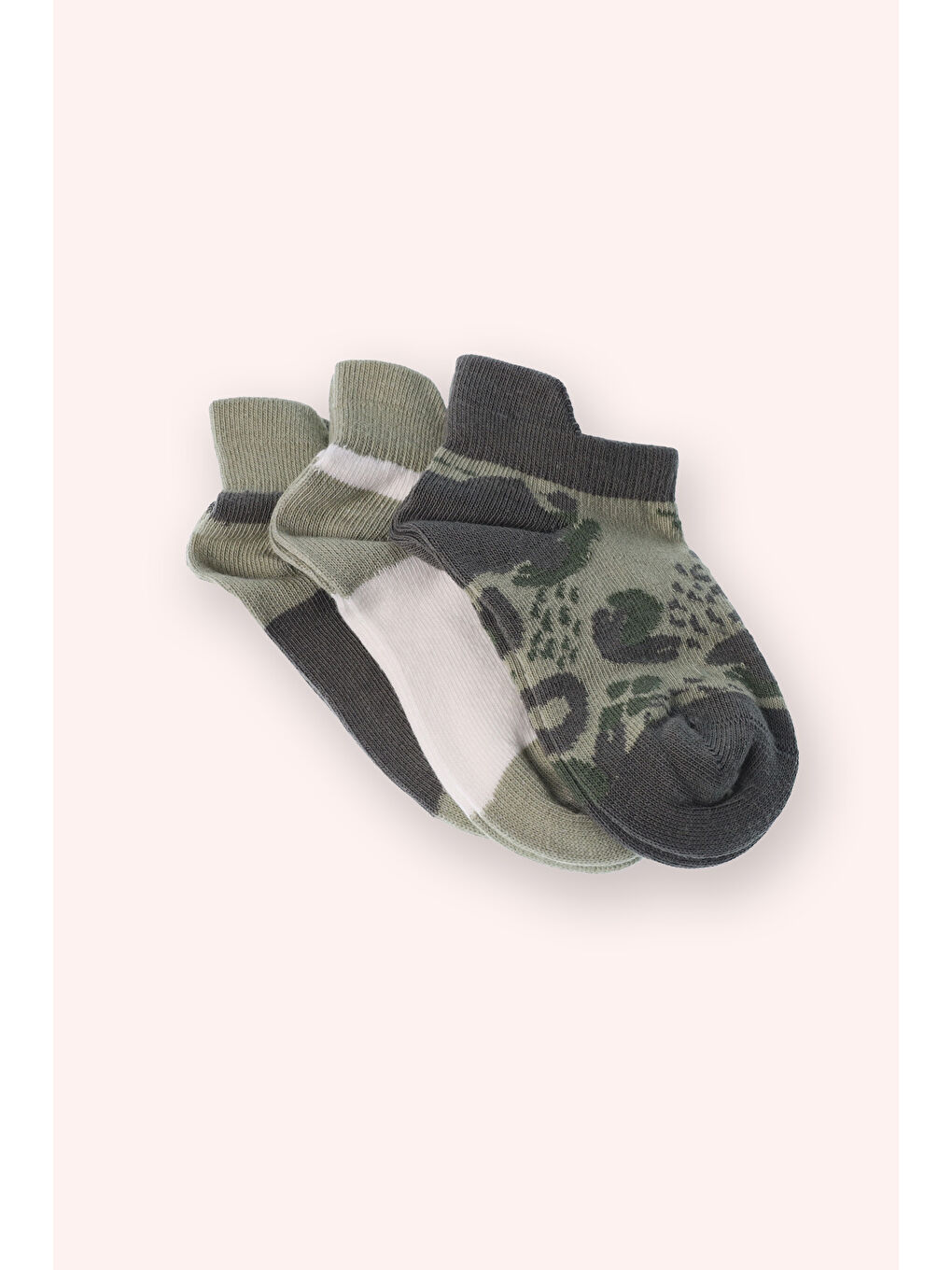 Karışık Kız Çocuk 3'lü Patik Çorap Seti