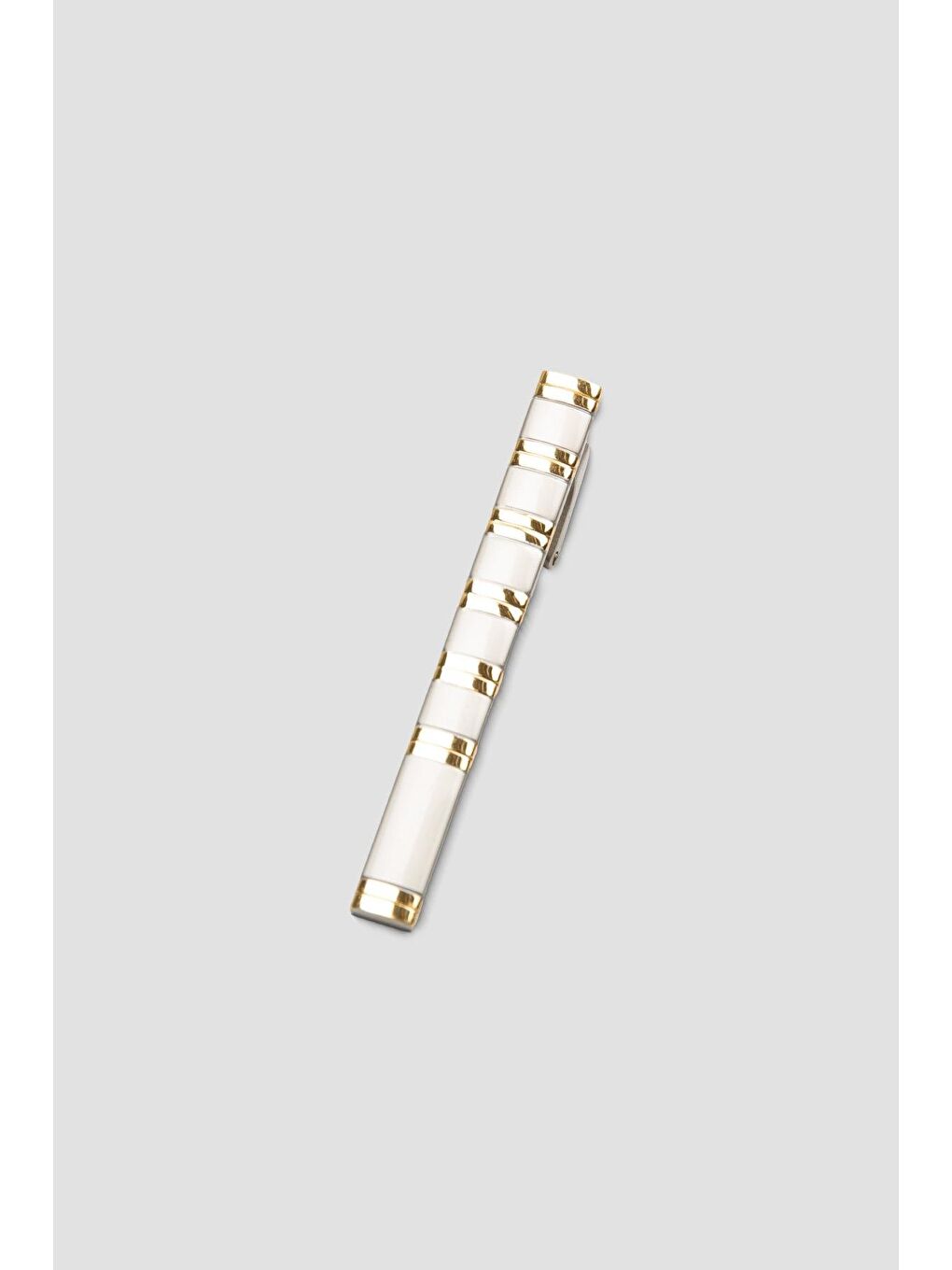 Sarı 98006 Silver Gold Erkek Kravat İğnesi-1