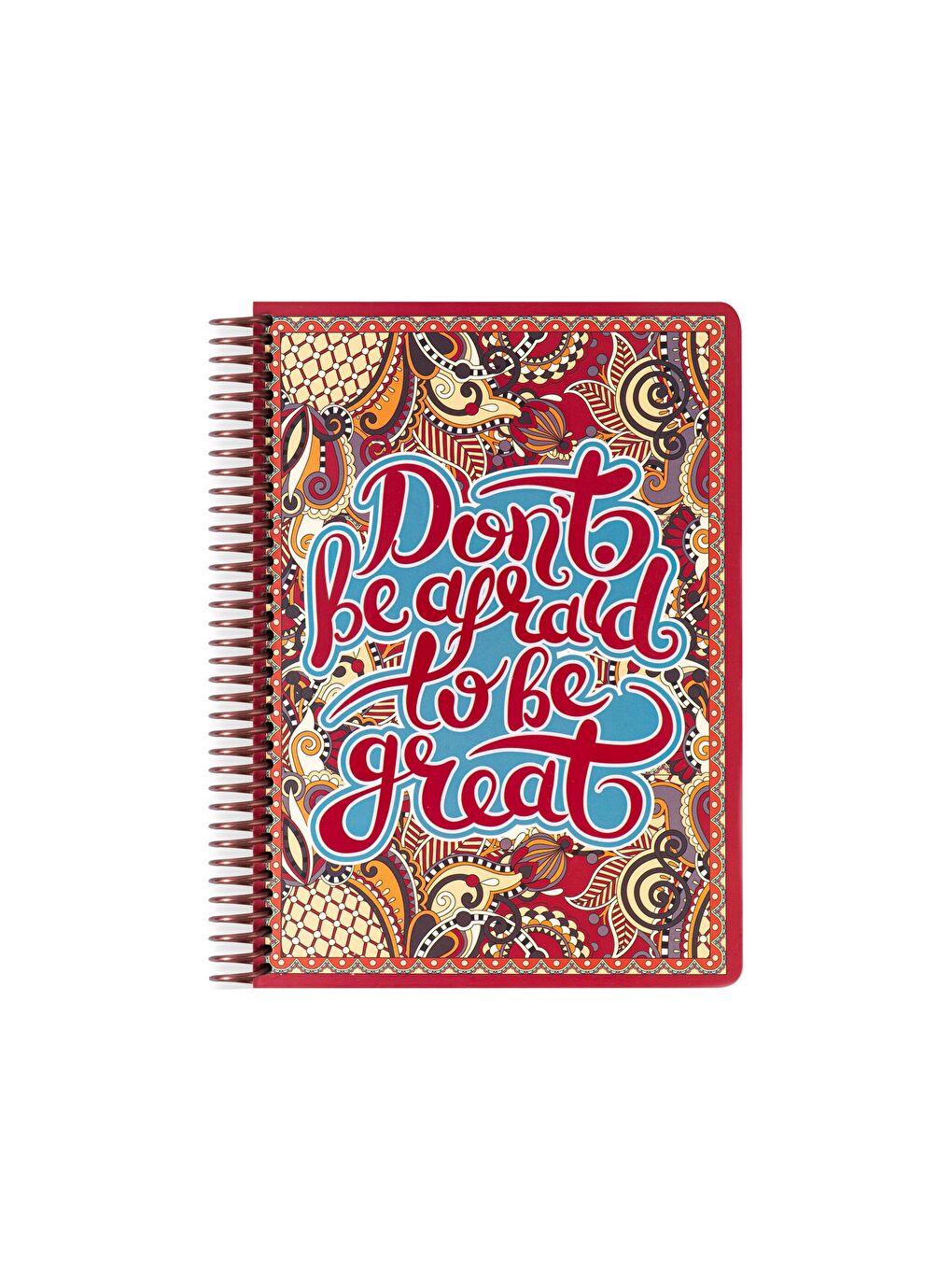 Keskin Color Çizgili Sert Kapak Spiralli Wallart Defter Don't Be Afraid To Be Great 17x24