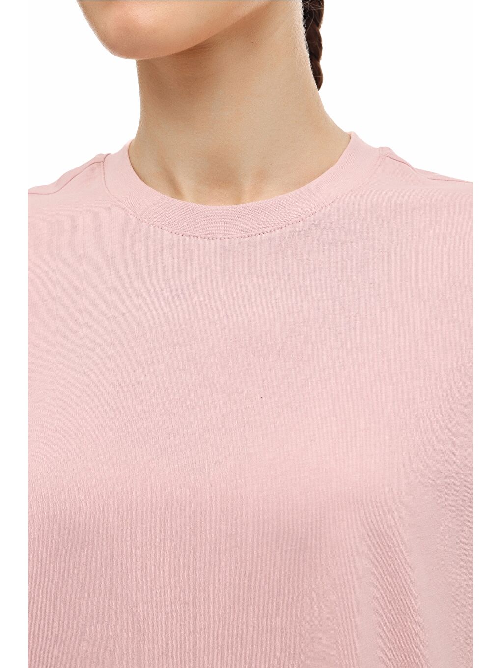 WB 11BANKO SN226 6FX Pembe Kadın Kısa Kol T-Shirt-3