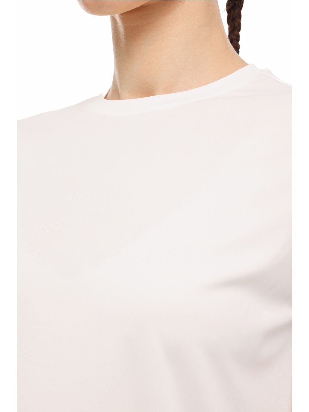 WB 11BELEN 6FX Beyaz Kadın Kısa Kol T-Shirt-3