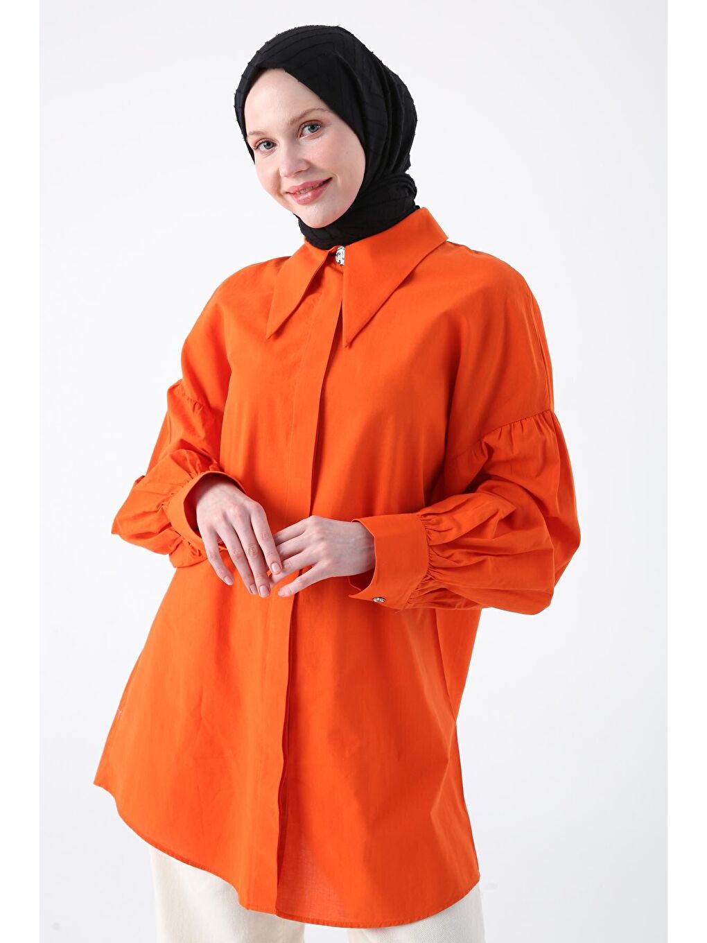 Siyah Zigzag Pamuk Jakar Şal-1