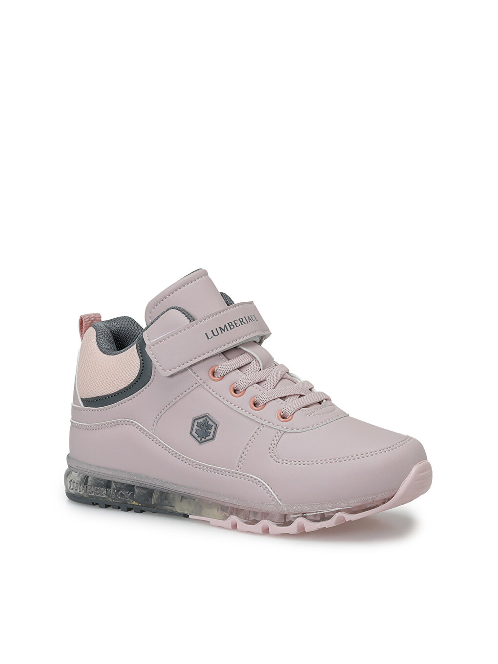 Pembe Cap Hı Pudra Kız Çocuk High Sneaker-1
