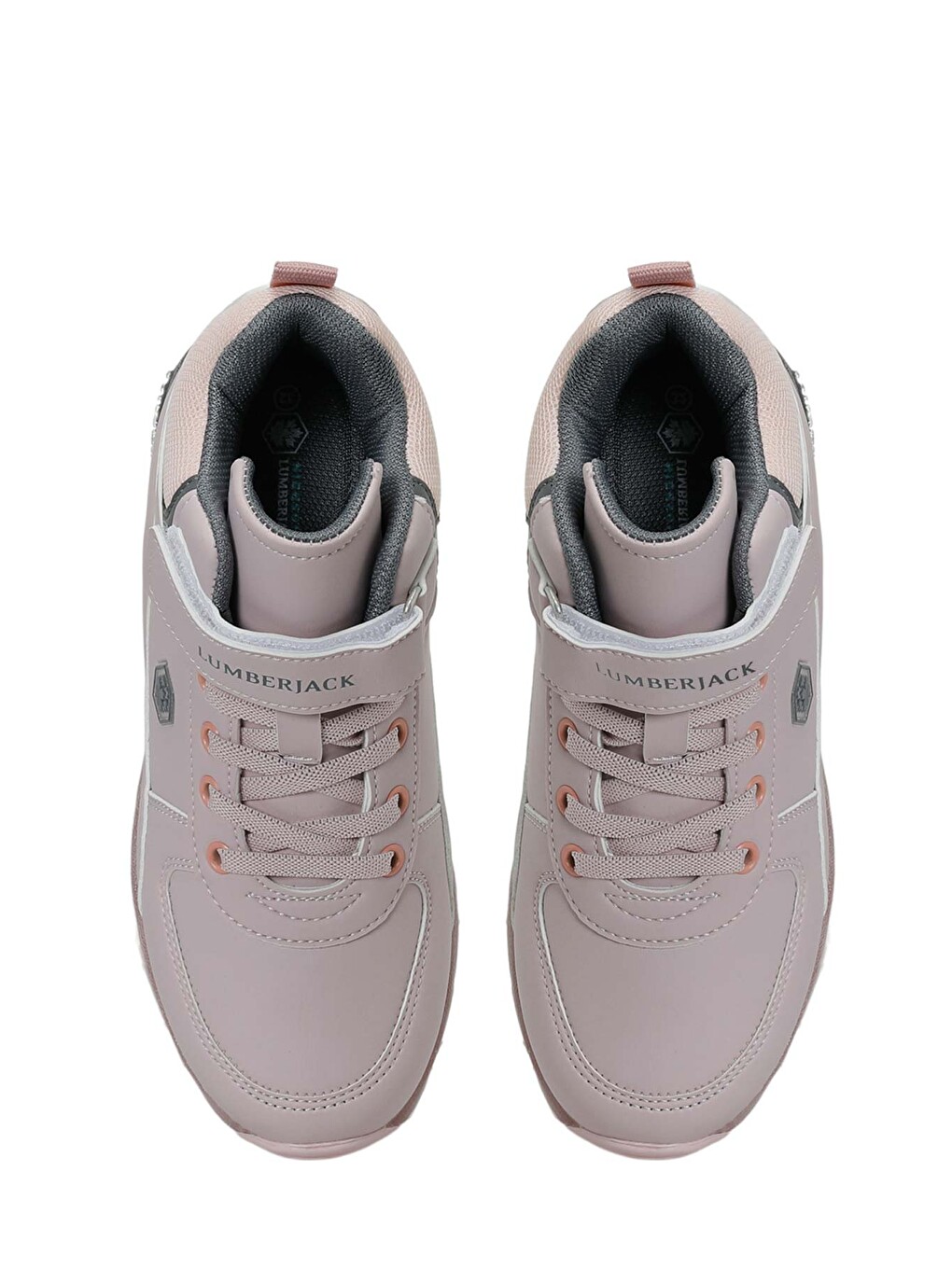Pembe Cap Hı Pudra Kız Çocuk High Sneaker-3