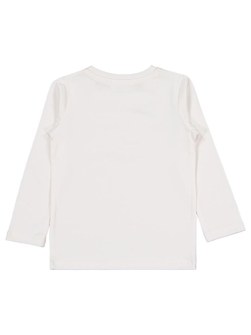 Girls Leopar Baskılı 2-5 Yaş Sweatshirt - Ekru 5-6 Yaş