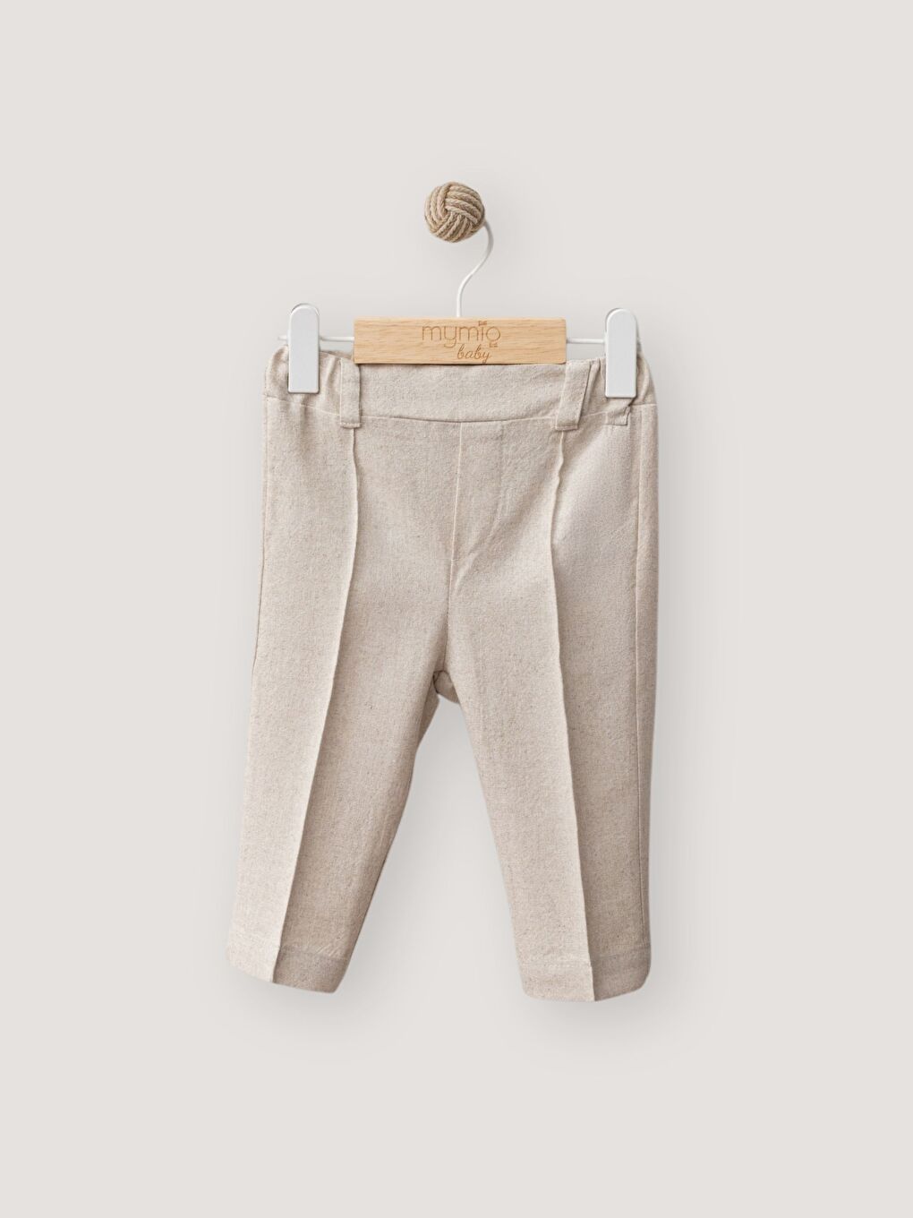 Kahverengi Uzun Kollu Erkek Bebek Yelekli Gömlek ve Pantolon Takım-2