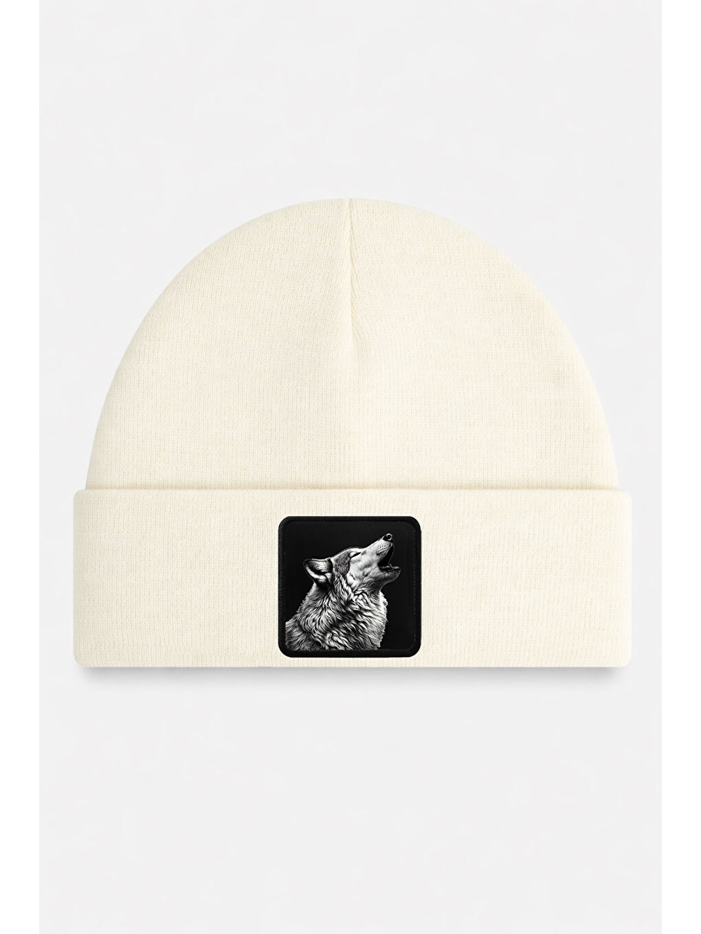 Ekru Logolu Off White Bere