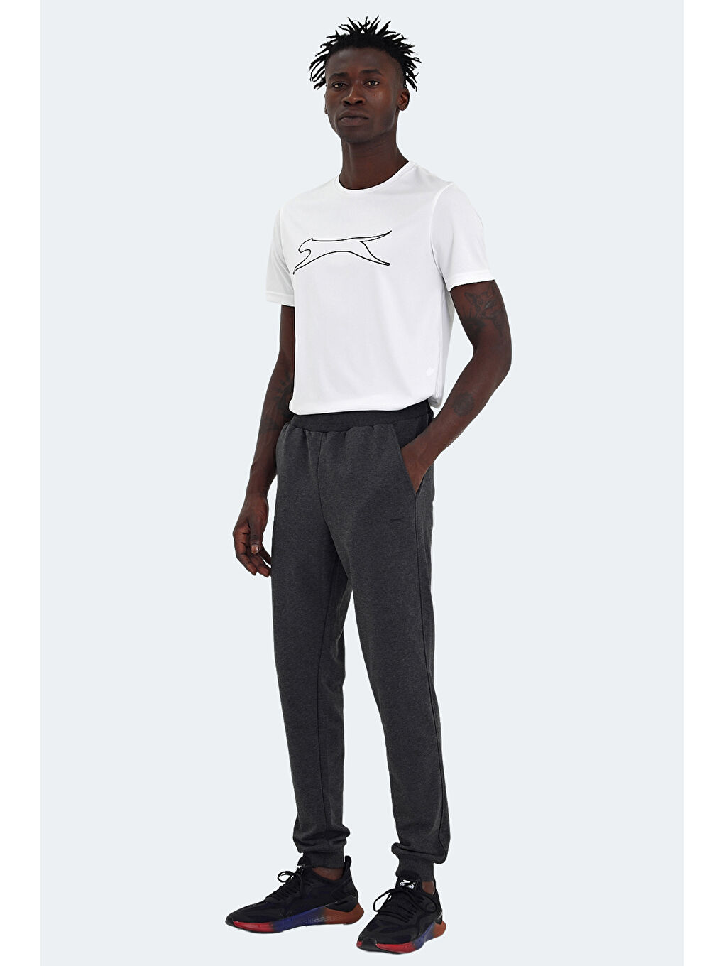 RAIN Erkek Eşofman Altı Koyu Gri-1