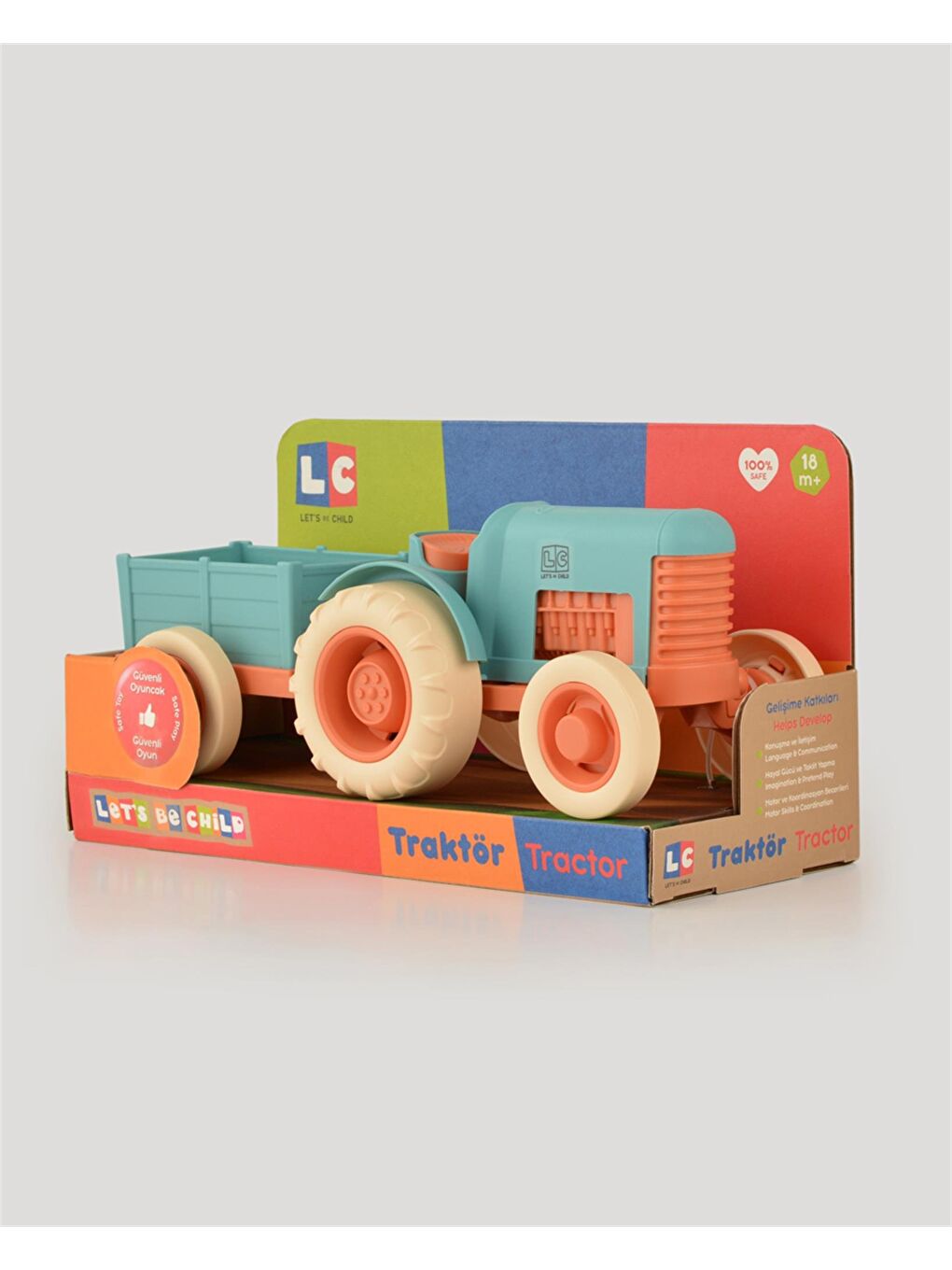 Oyuncak Turkuaz Traktör-7