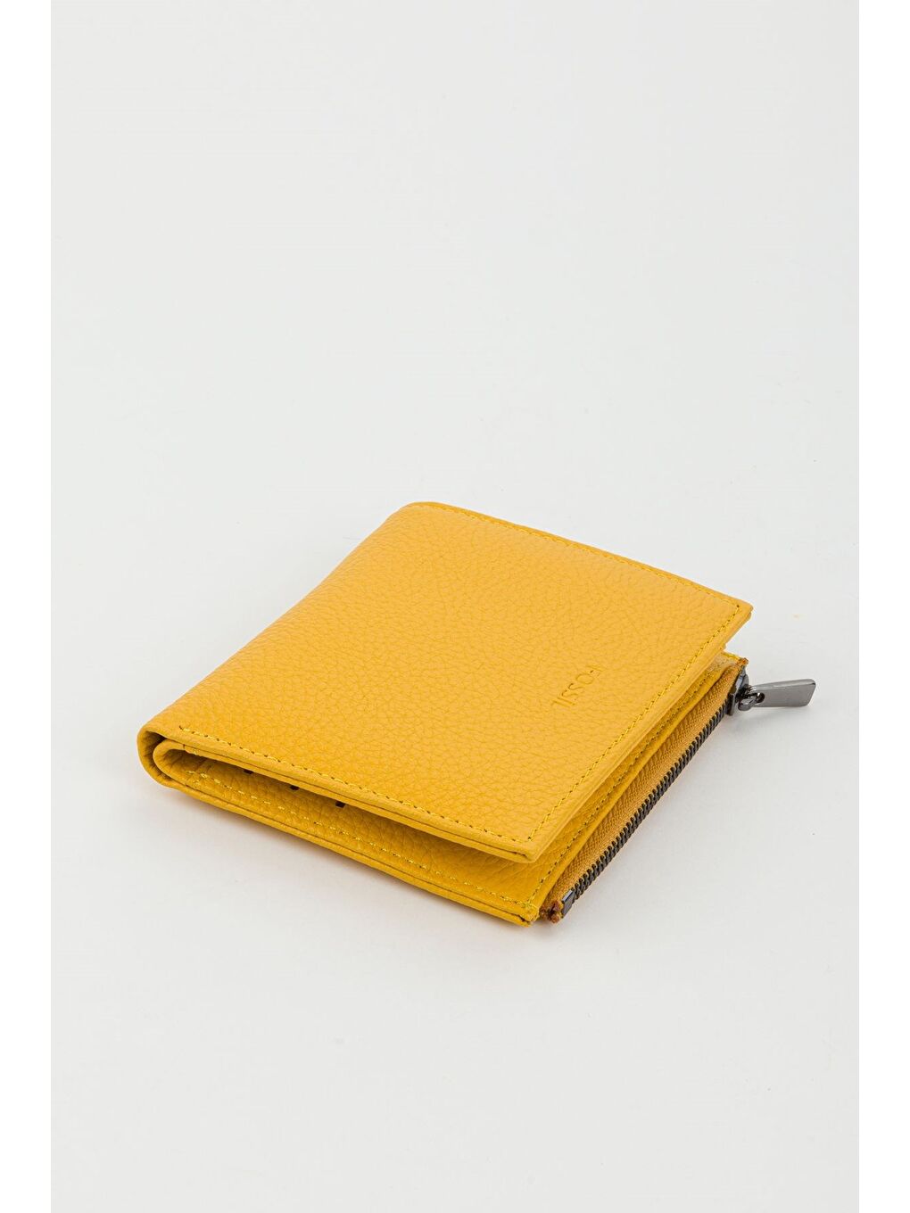 Sarı Kutulu Hakiki Deri Kırmızı Kadın El Portföyü Kartlık Cüzdan-1