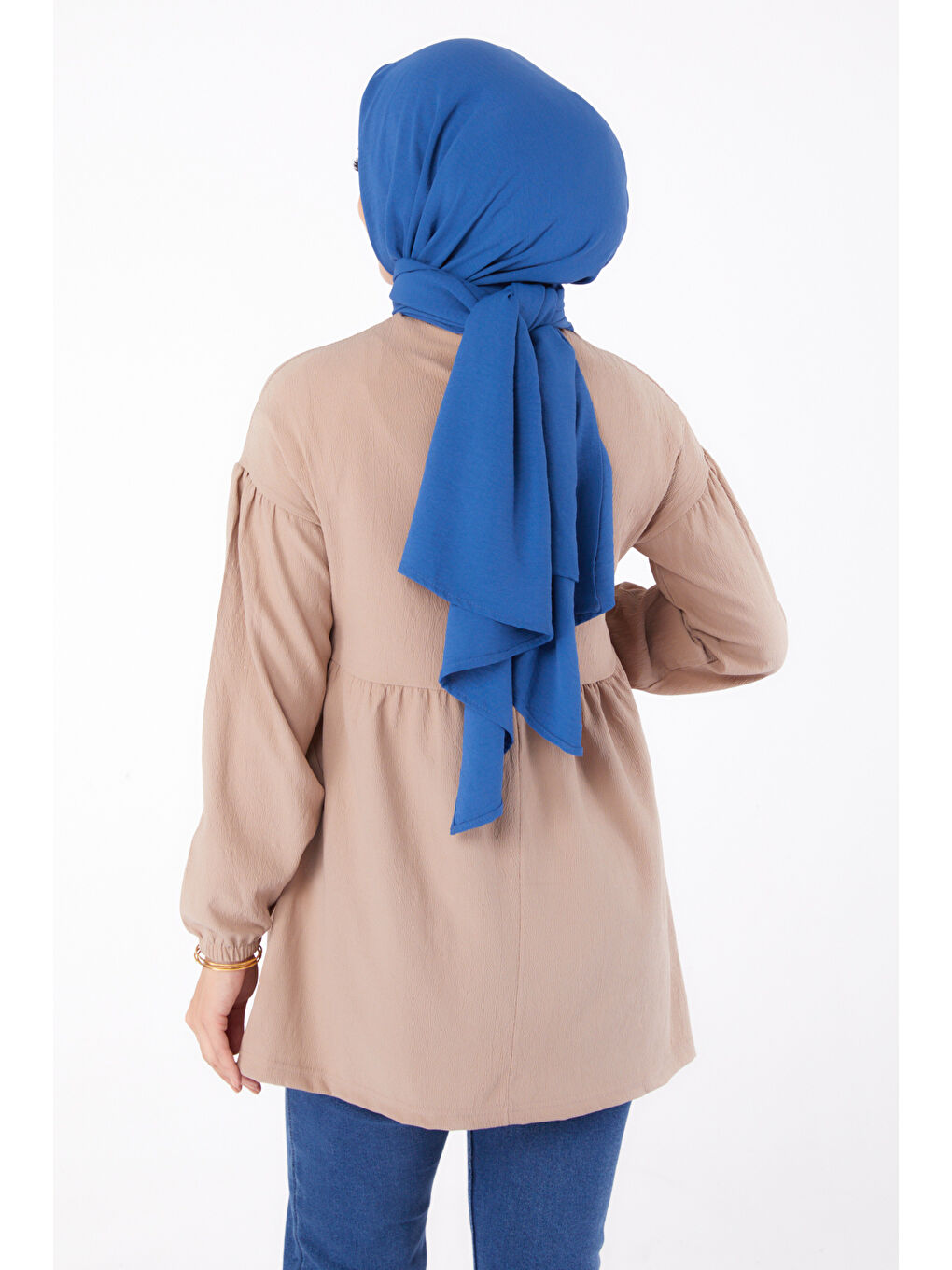 Bej Taşlı Tunik Vizon - 13294-4