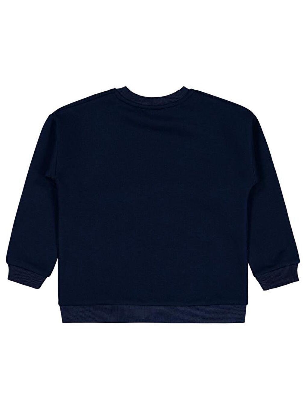 Girls Be Happy Baskılı 6-9 Yaş Sweatshirt - Lacivert 7-8 Yaş-1