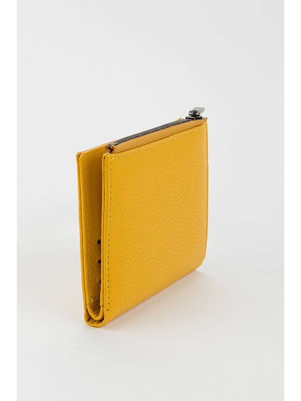 Sarı Kutulu Hakiki Deri Kırmızı Kadın El Portföyü Kartlık Cüzdan-4