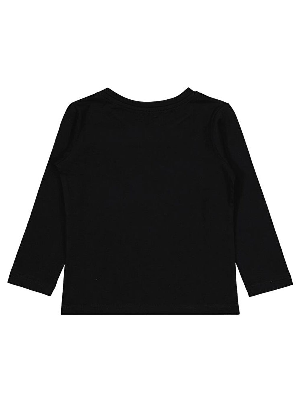 Girls Basic 2-5 Yaş Sweatshirt - Siyah 4-5 Yaş-1