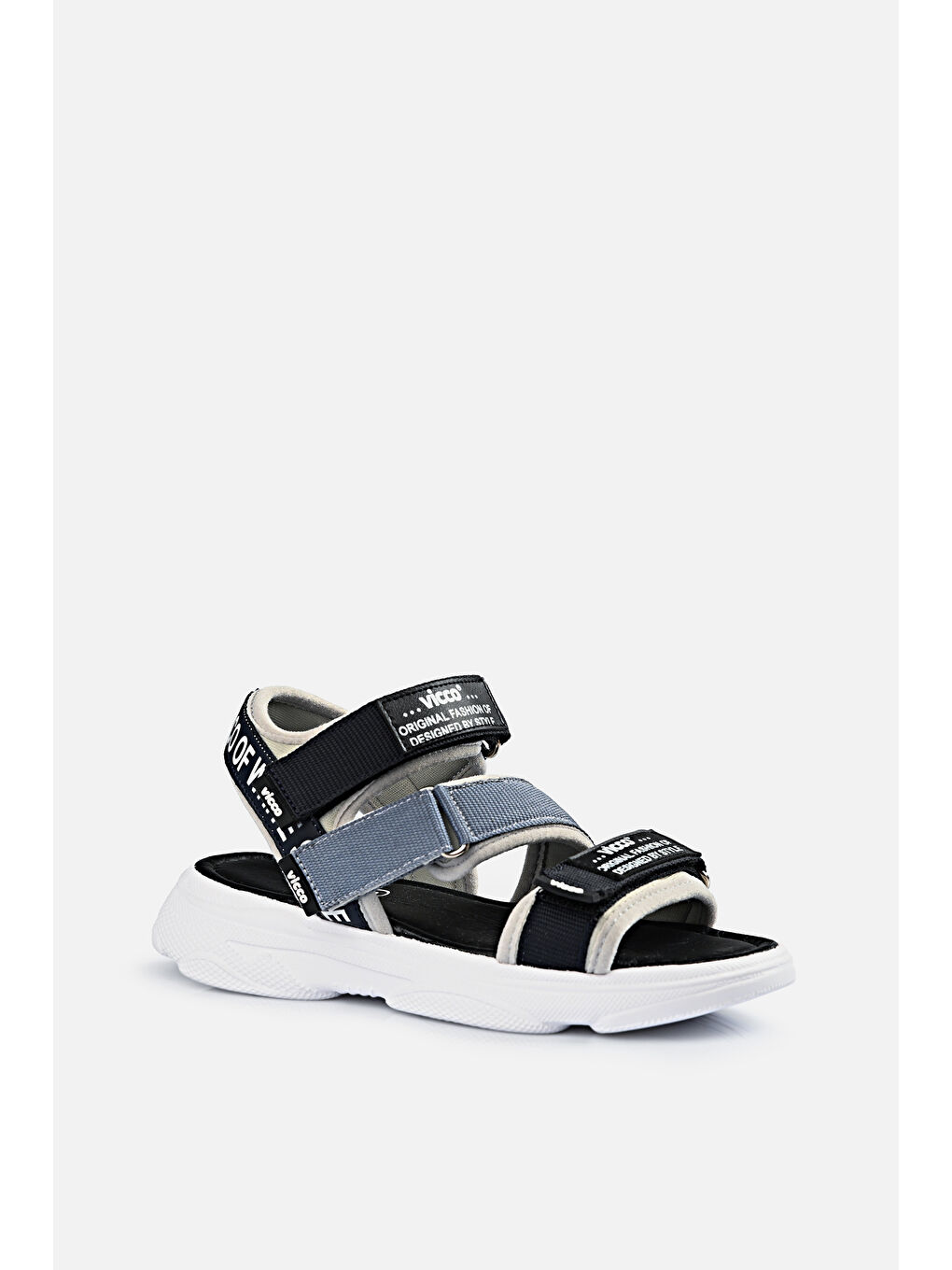 Mavi Chester Armalı Erkek Çocuk Jean Sandalet-1