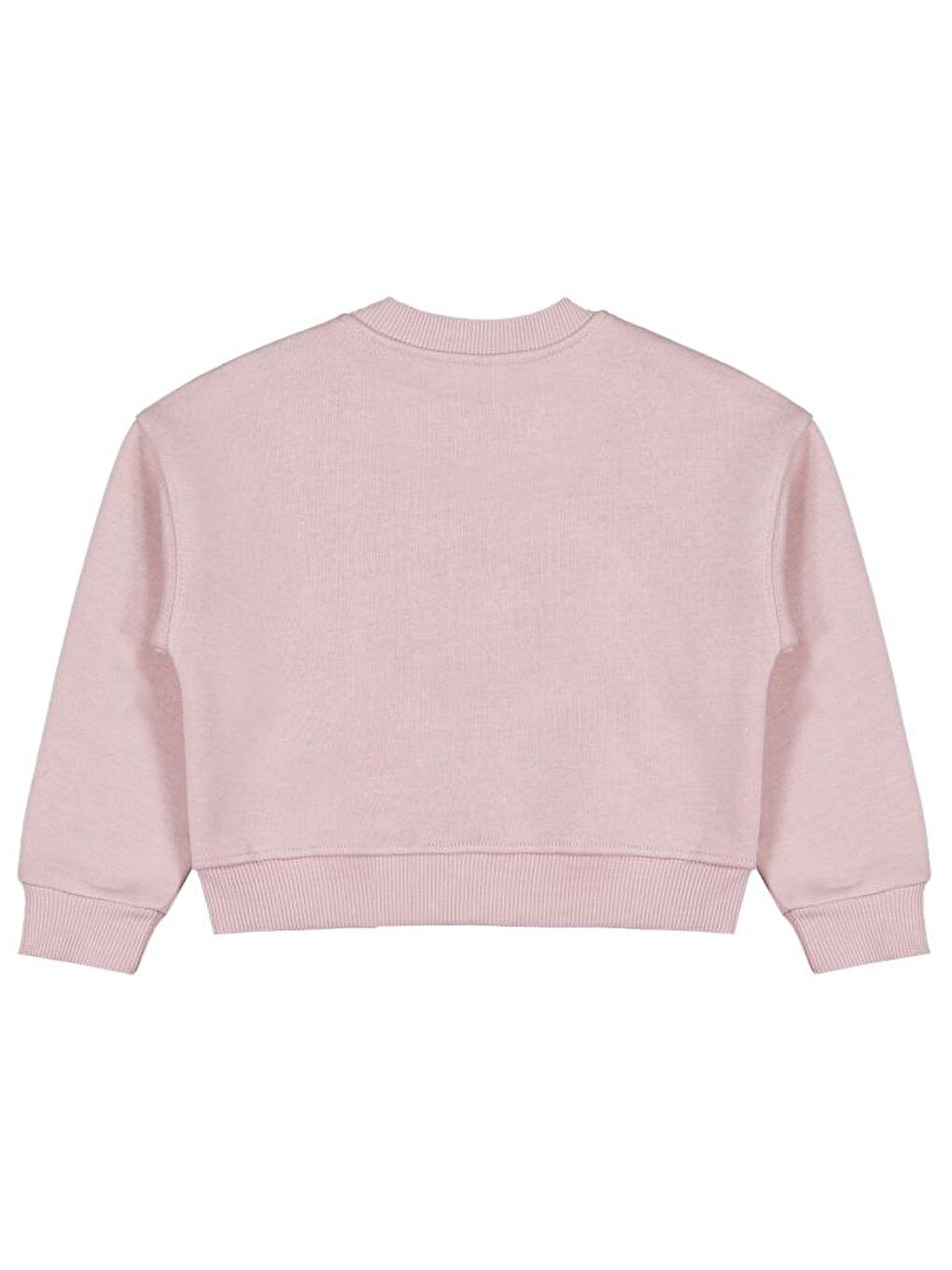 Girls Kelebek Aksesuarlı 2-5 Yaş Sweatshirt - Pembe 5-6 Yaş-1