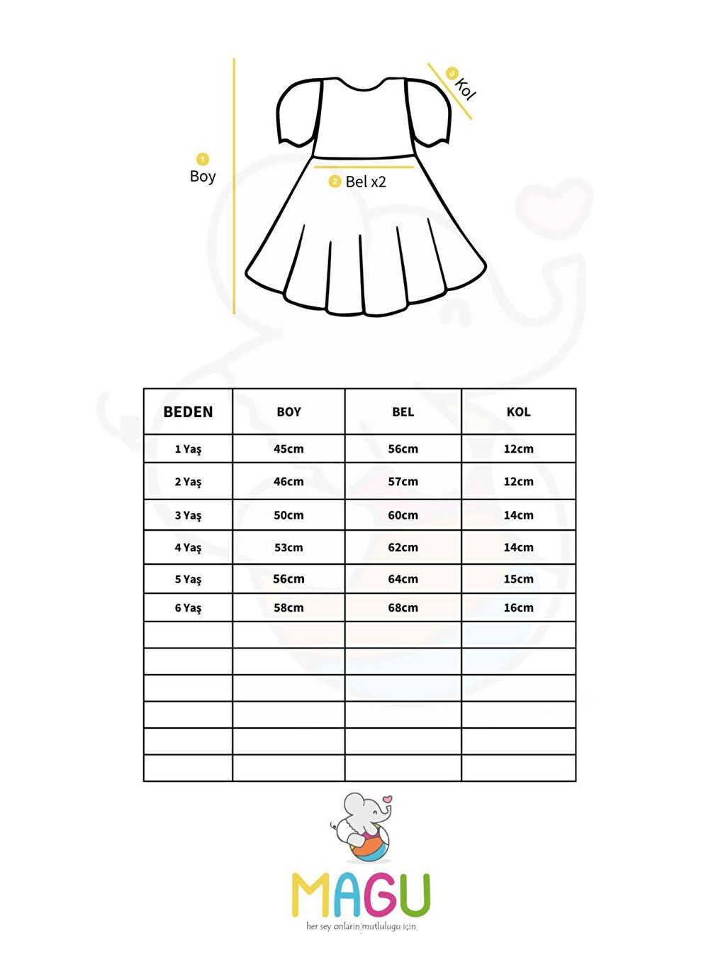 Kız Çocuk Beyaz Natural Astarlı Pamuklu Elbise-2