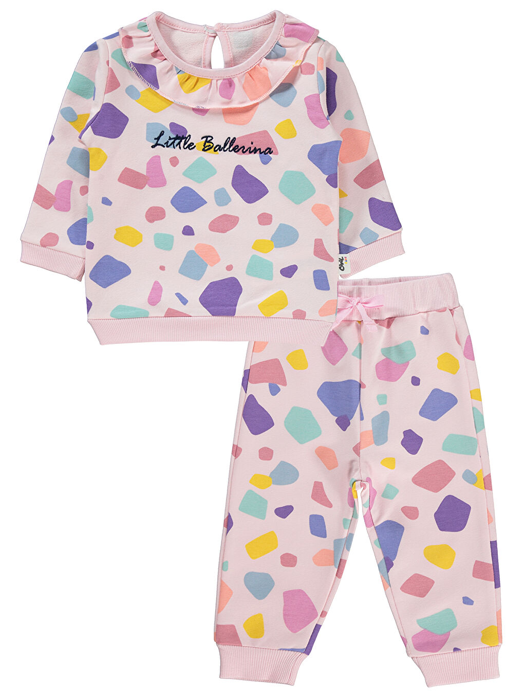 Civil Baby Kız Bebek Takım 6-18 Ay Uçuk Pembe
