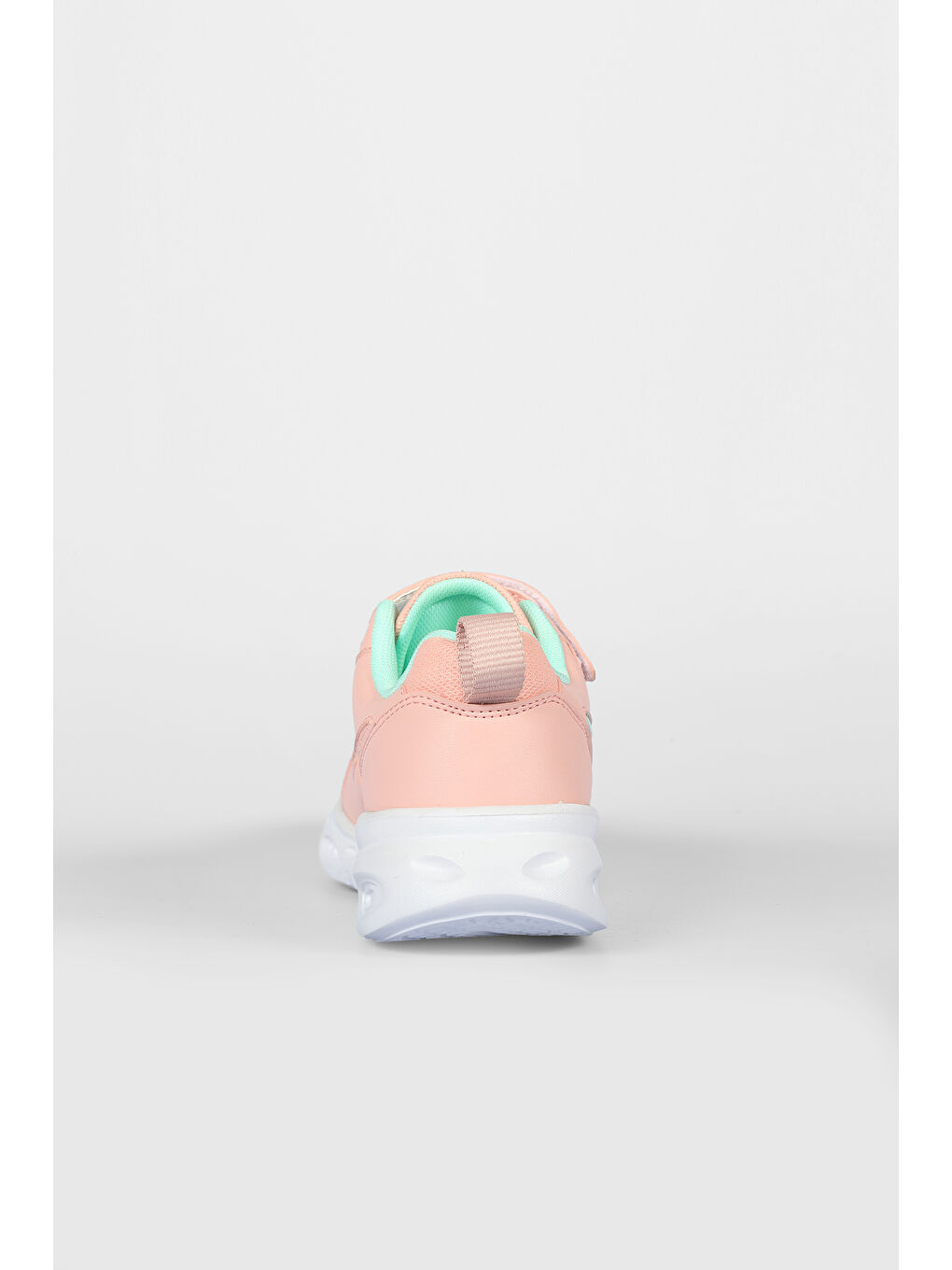 Pembe Fash Işıklı Kız Çocuk Pudra Spor Ayakkabı-4
