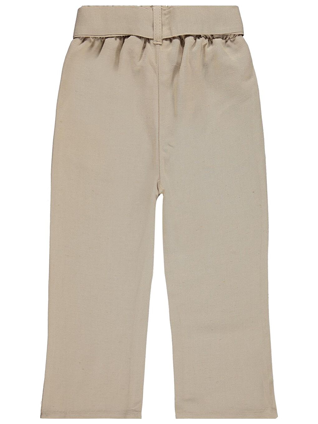 Girls Kuşaklı 2-5 Yaş Pantolon - Kahverengi-1