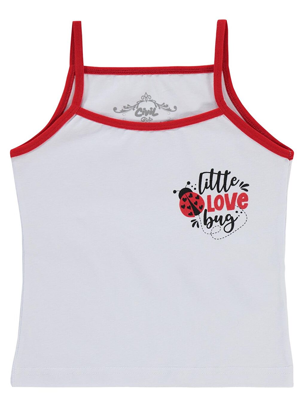 Beyaz Girls Kız Çocuk İç Çamaşır Takımı 2-10 Yaş-1