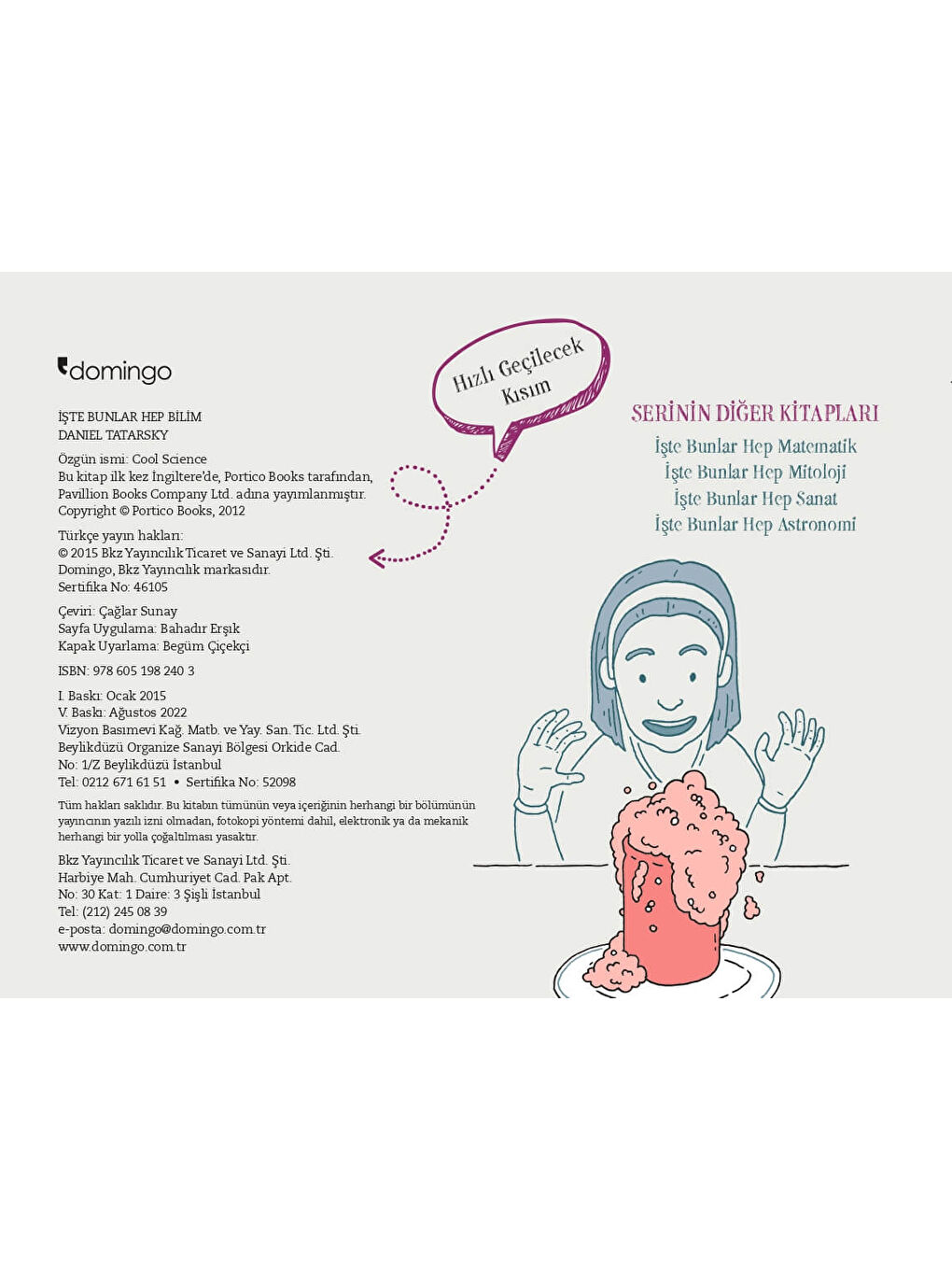 İşte Bunlar Hep Bilim (Karton Kapak)-2