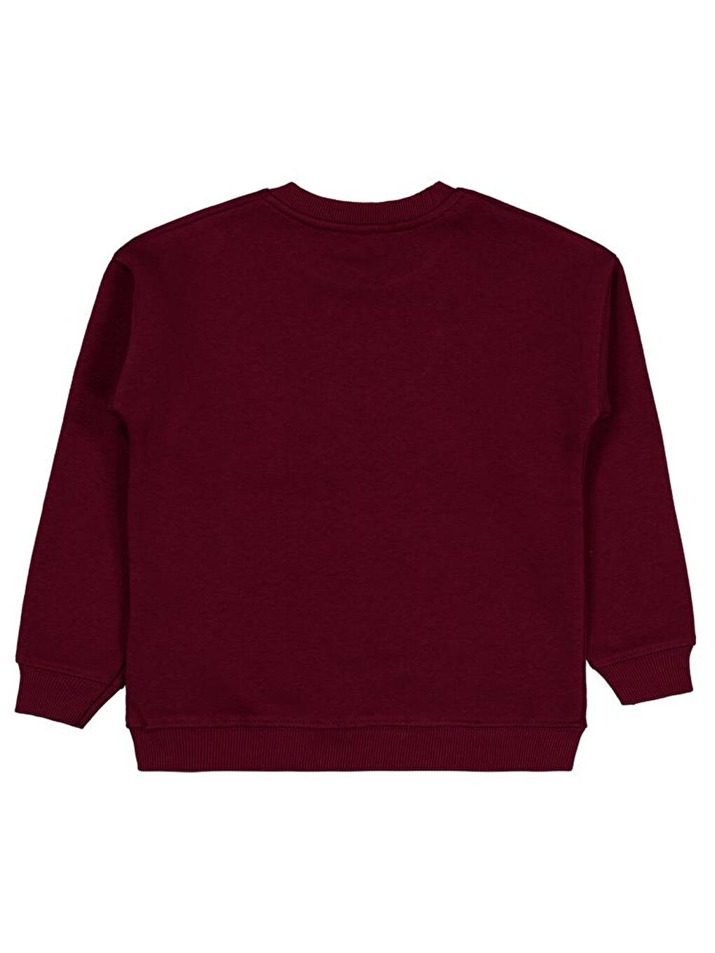 Girls POSSITIVE Baskılı 6-9 Yaş Sweatshirt - Bordo 7-8 Yaş-1