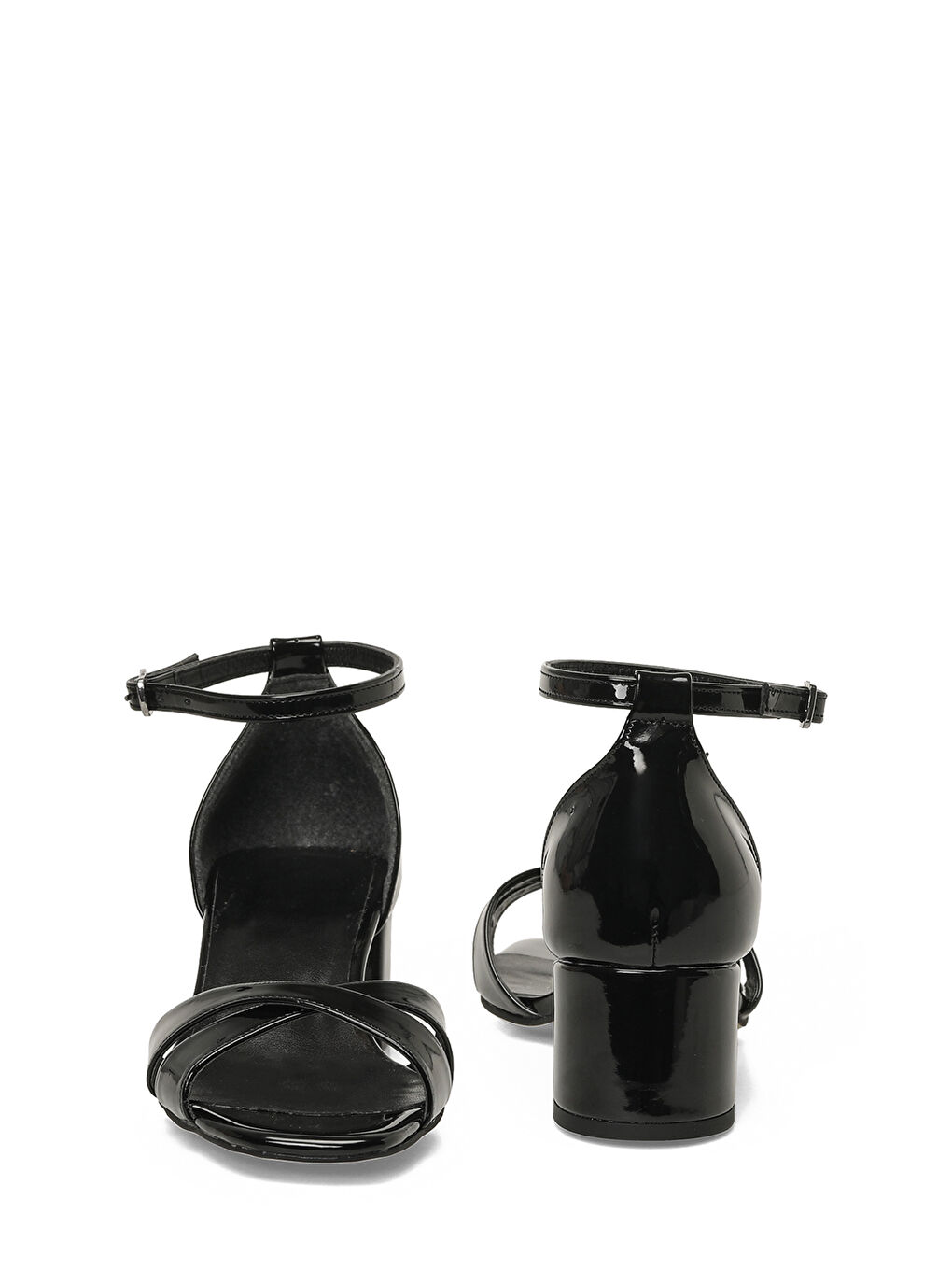 327114.Z 6FX Siyah Kadın Topuklu Sandalet-4