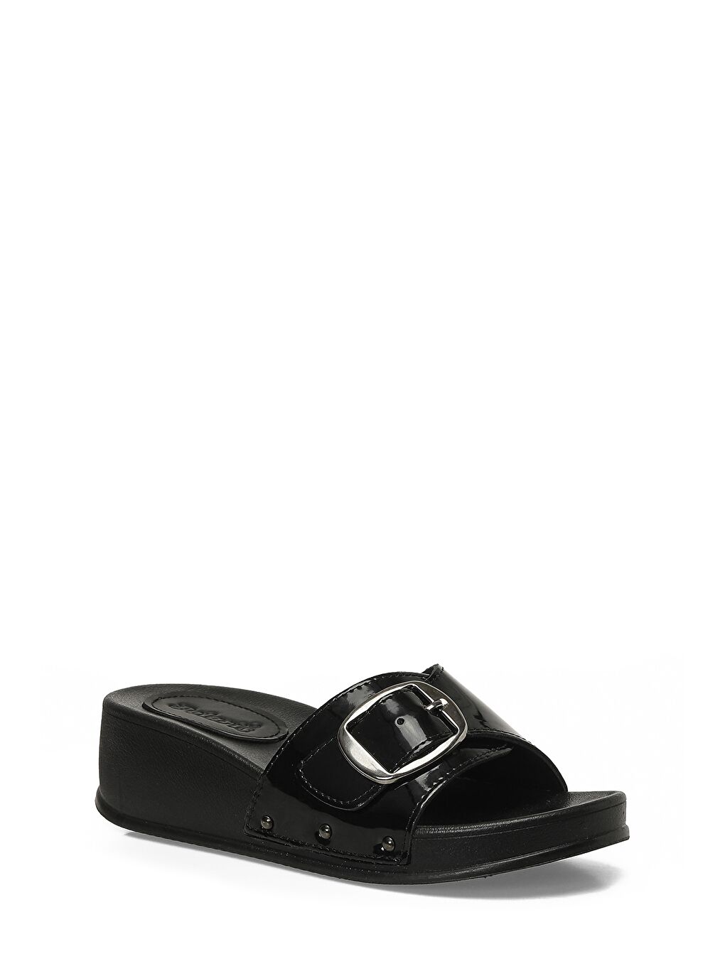 409018.Z6FX Siyah Kadın Ev Terliği-1