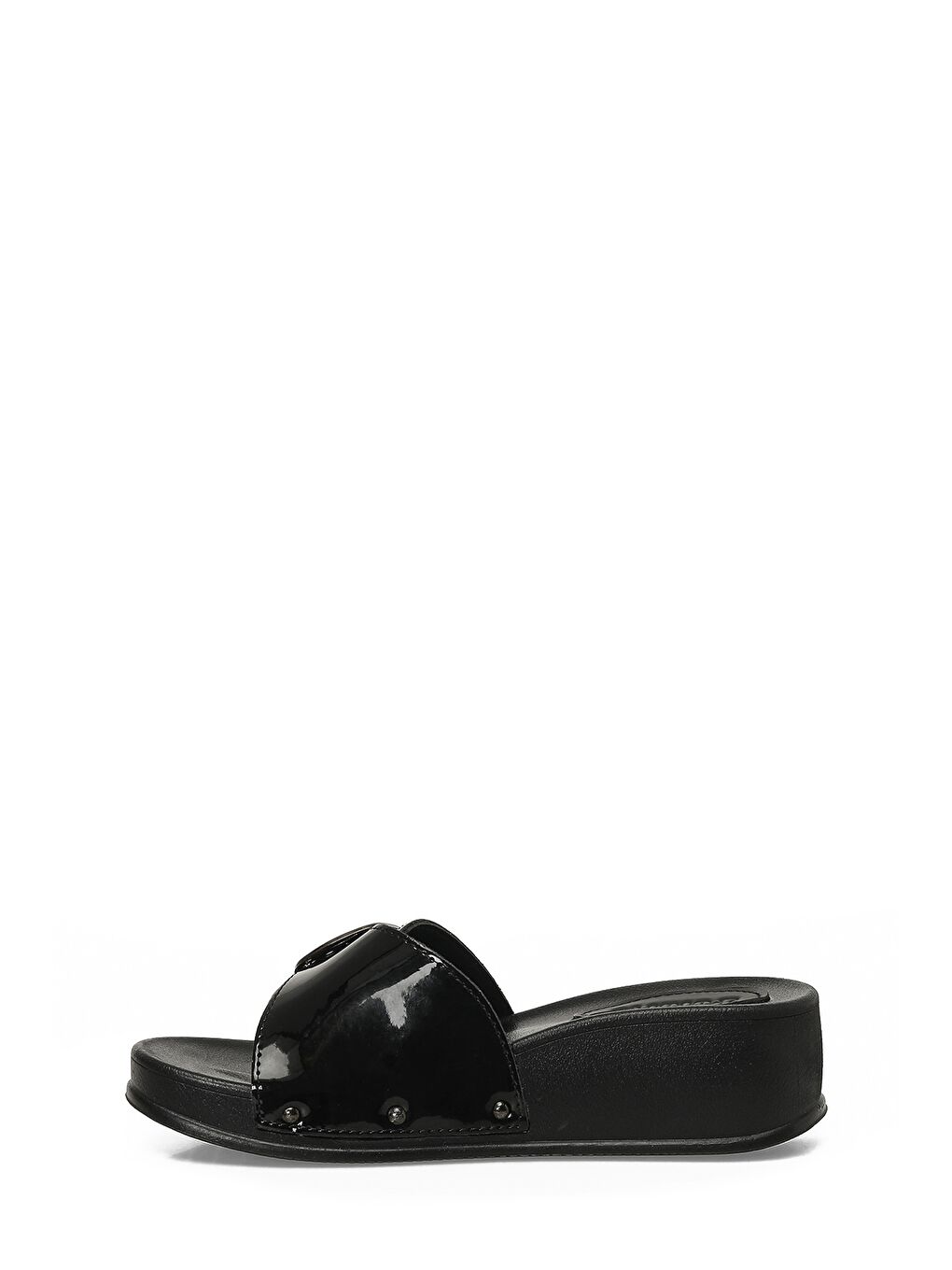 409018.Z6FX Siyah Kadın Ev Terliği-2