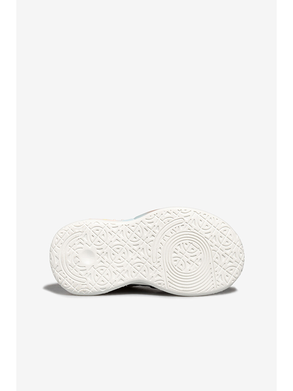 Gri Yusi Işıklı Kız Bebek Gümüş Sneaker-3