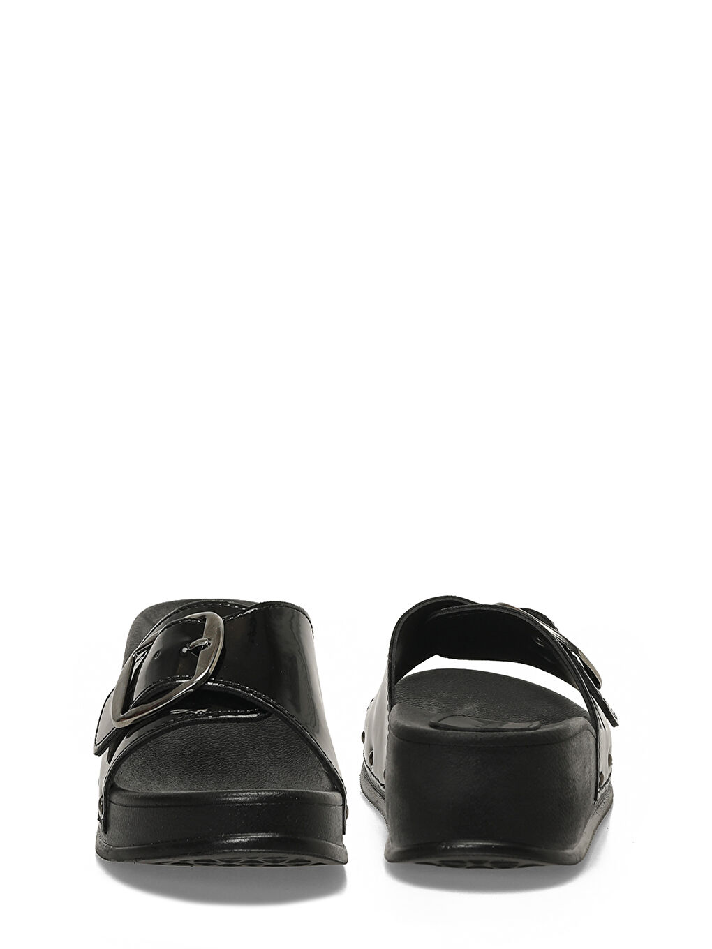 409018.Z6FX Siyah Kadın Ev Terliği-4