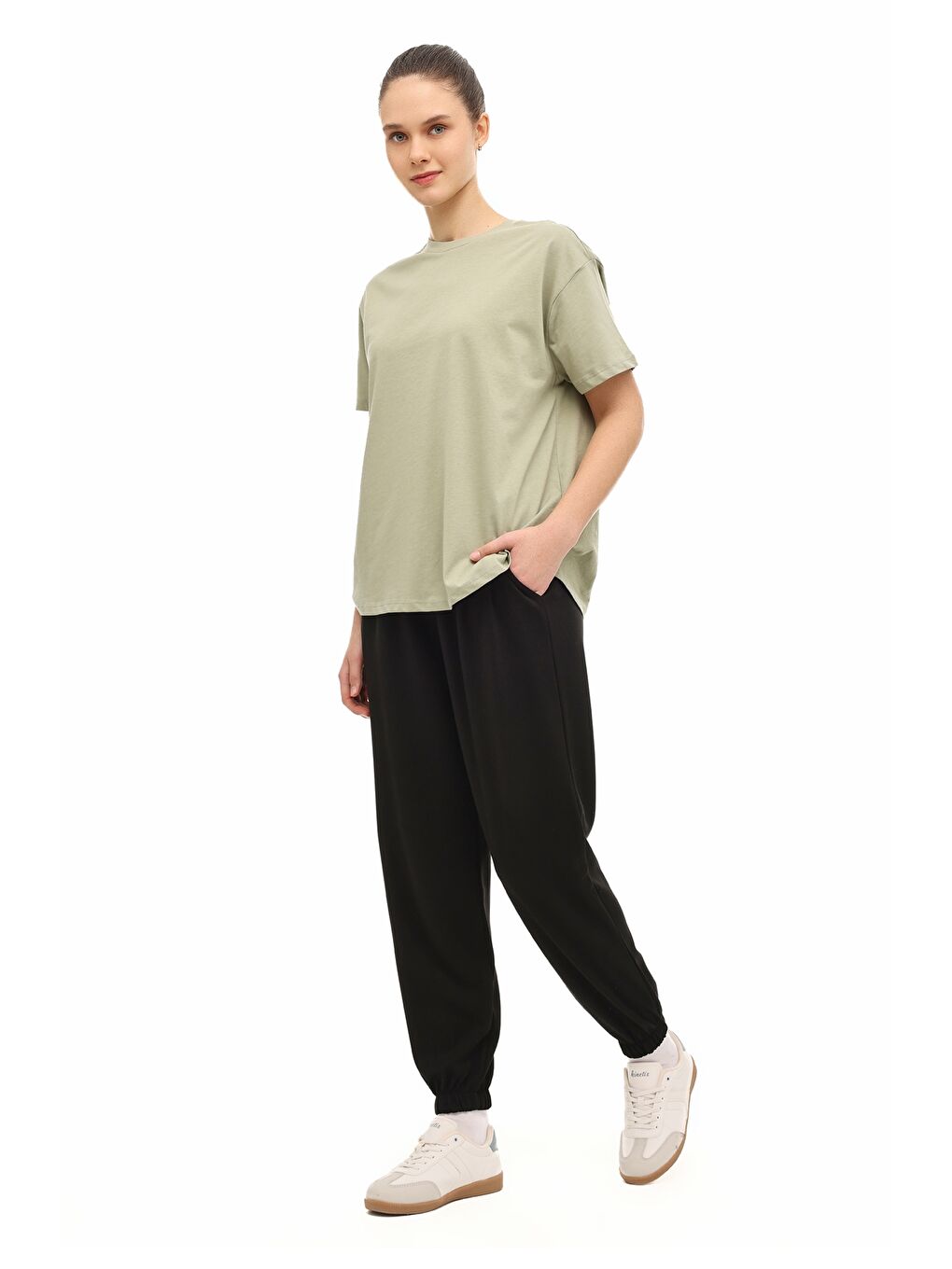 WL 22MIA 6FX Siyah Kadın Eşofman Altı-2