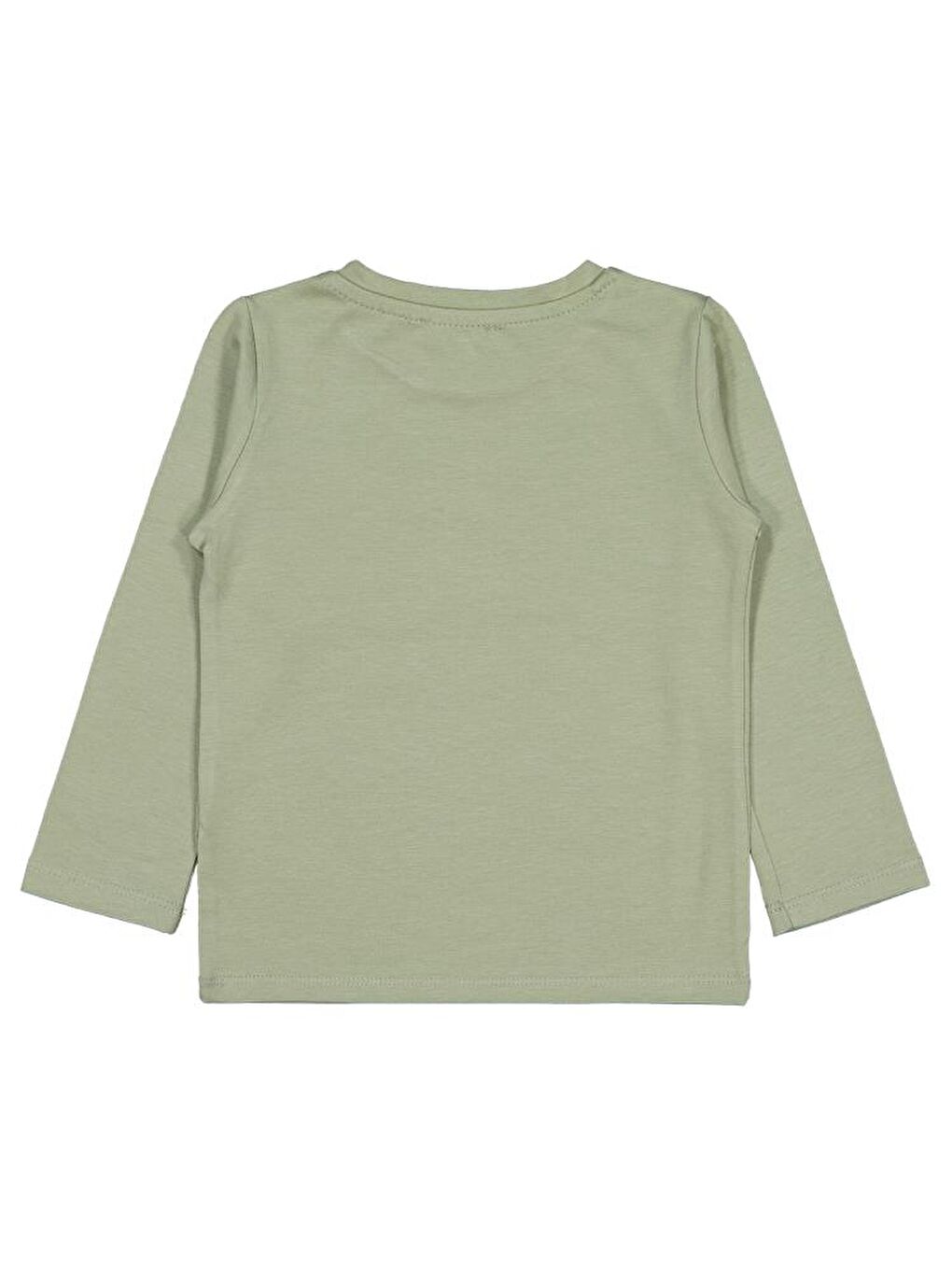 Girls Basic 2-5 Yaş Sweatshirt - Haki 2-3 Yaş-1