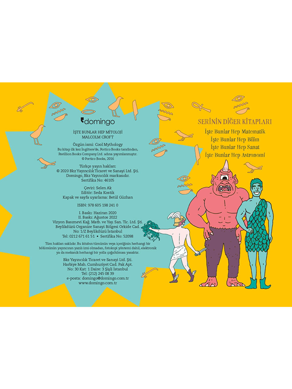 İşte Bunlar Hep Mitoloji (Karton Kapak)-1