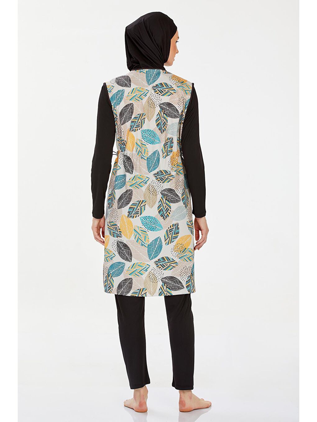 Tam Kapalı Tesettür Mayo 9255 Verena Siyah-4