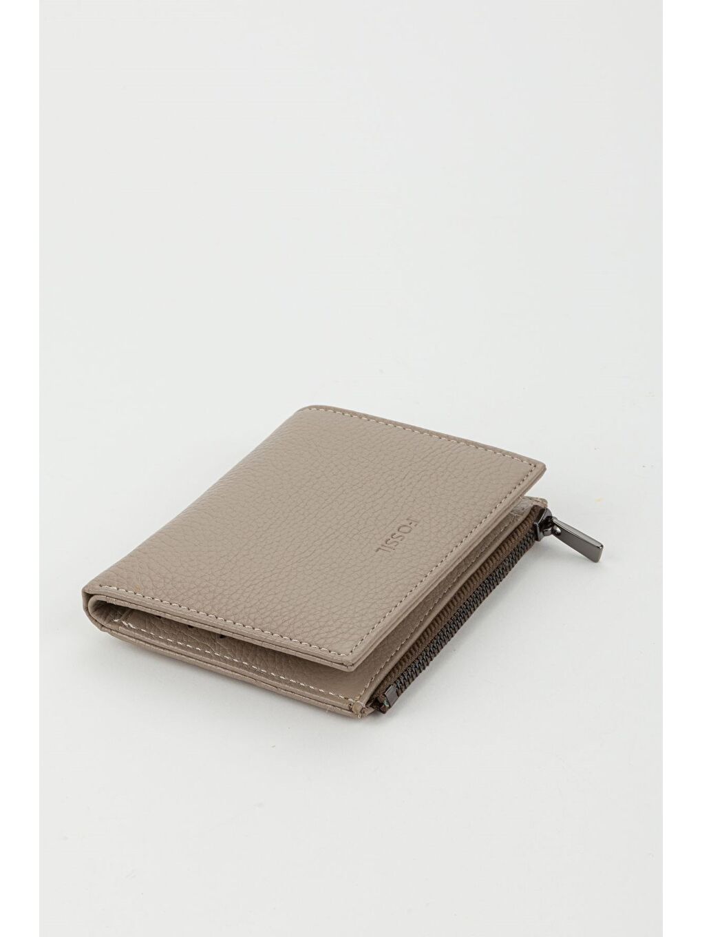 Bej Kutulu Hakiki Deri Kırmızı Kadın El Portföyü Kartlık Cüzdan-1