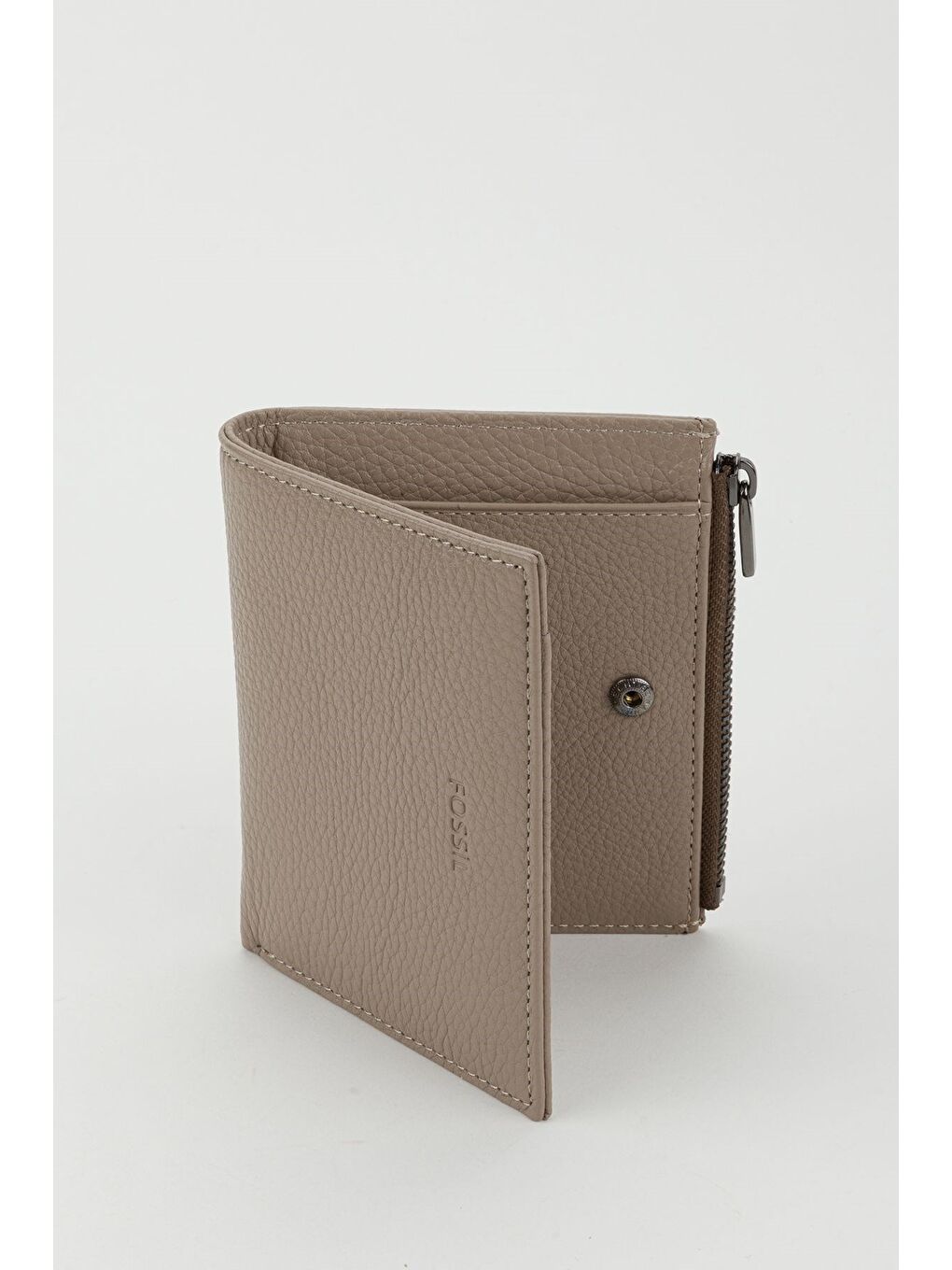 Bej Kutulu Hakiki Deri Kırmızı Kadın El Portföyü Kartlık Cüzdan-2