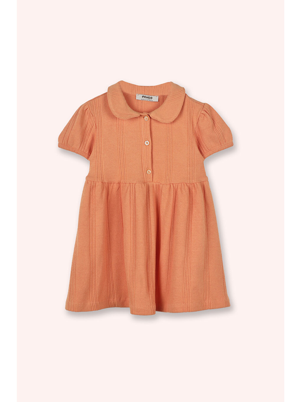 Pembe Kız Çocuk Örme Elbise