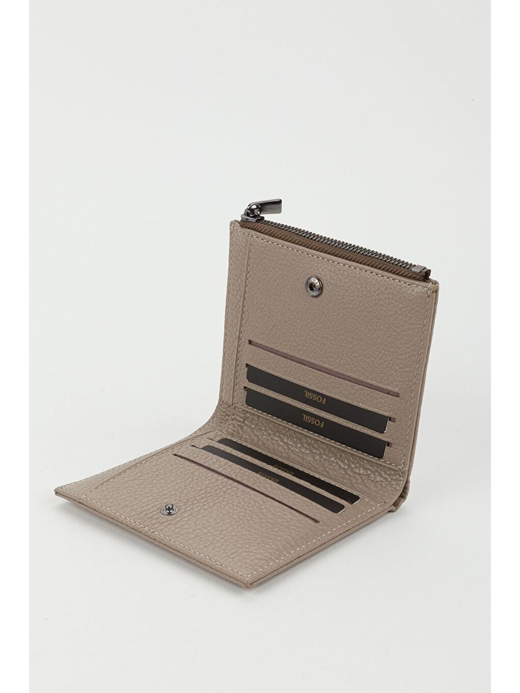 Bej Kutulu Hakiki Deri Kırmızı Kadın El Portföyü Kartlık Cüzdan-4