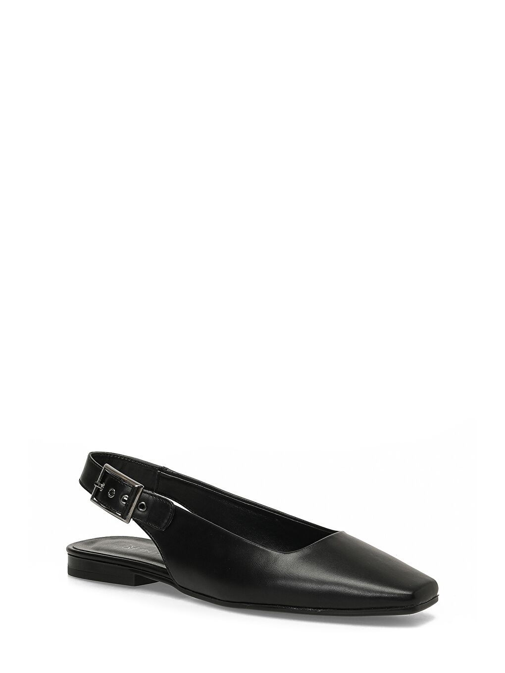 26S-015 6FX Siyah Kadın Babet-1