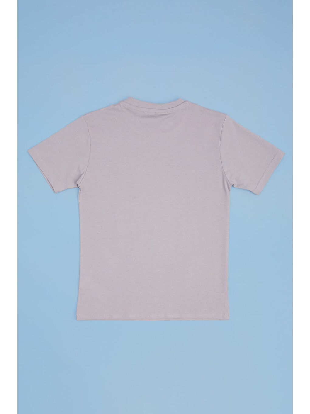 Gri Lıke You Cool Yazı Baskılı Erkek Çocuk Tişört-1