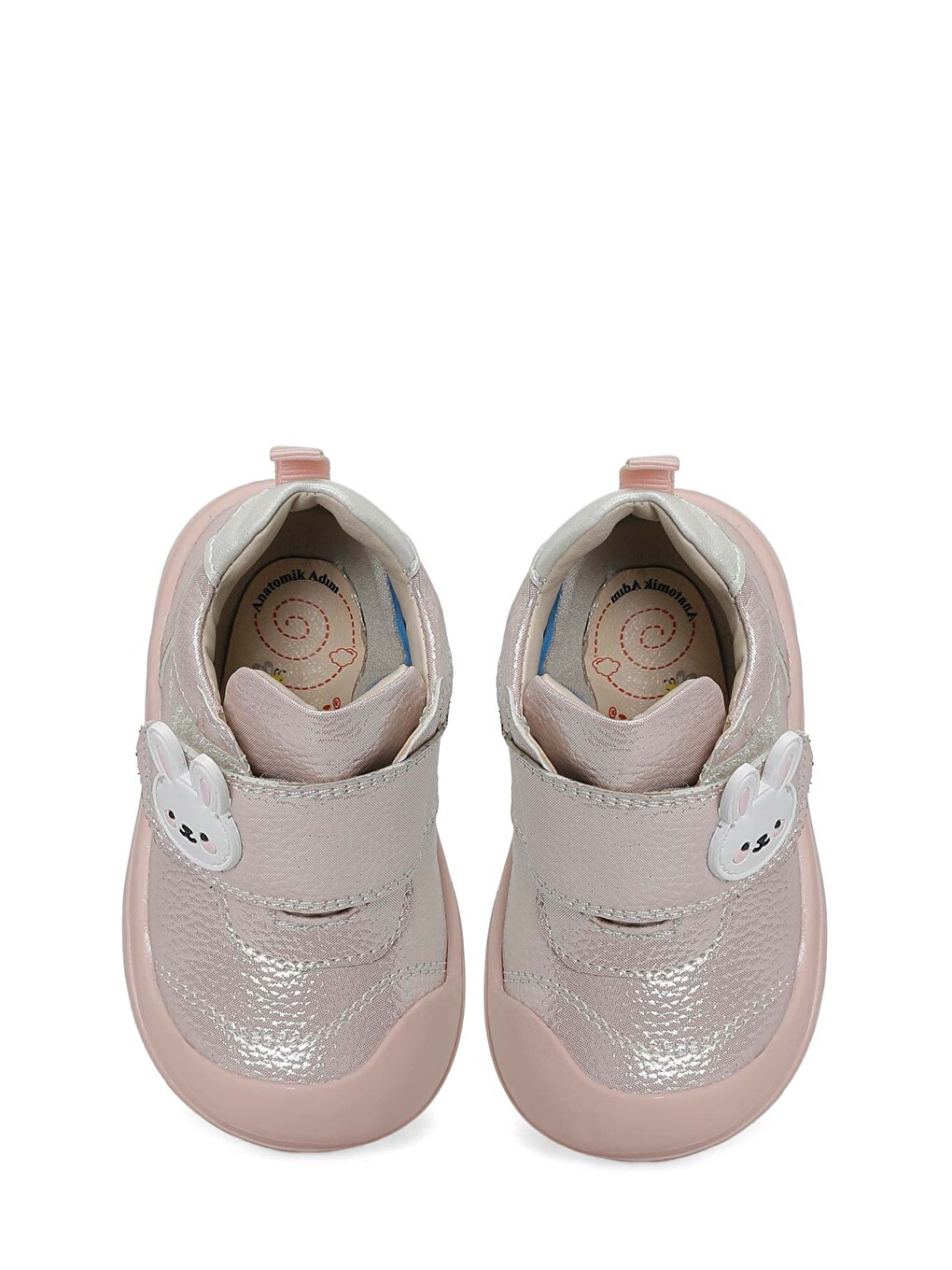 Pembe Rabı.ı Pudra Kız Bebek Sneaker-3