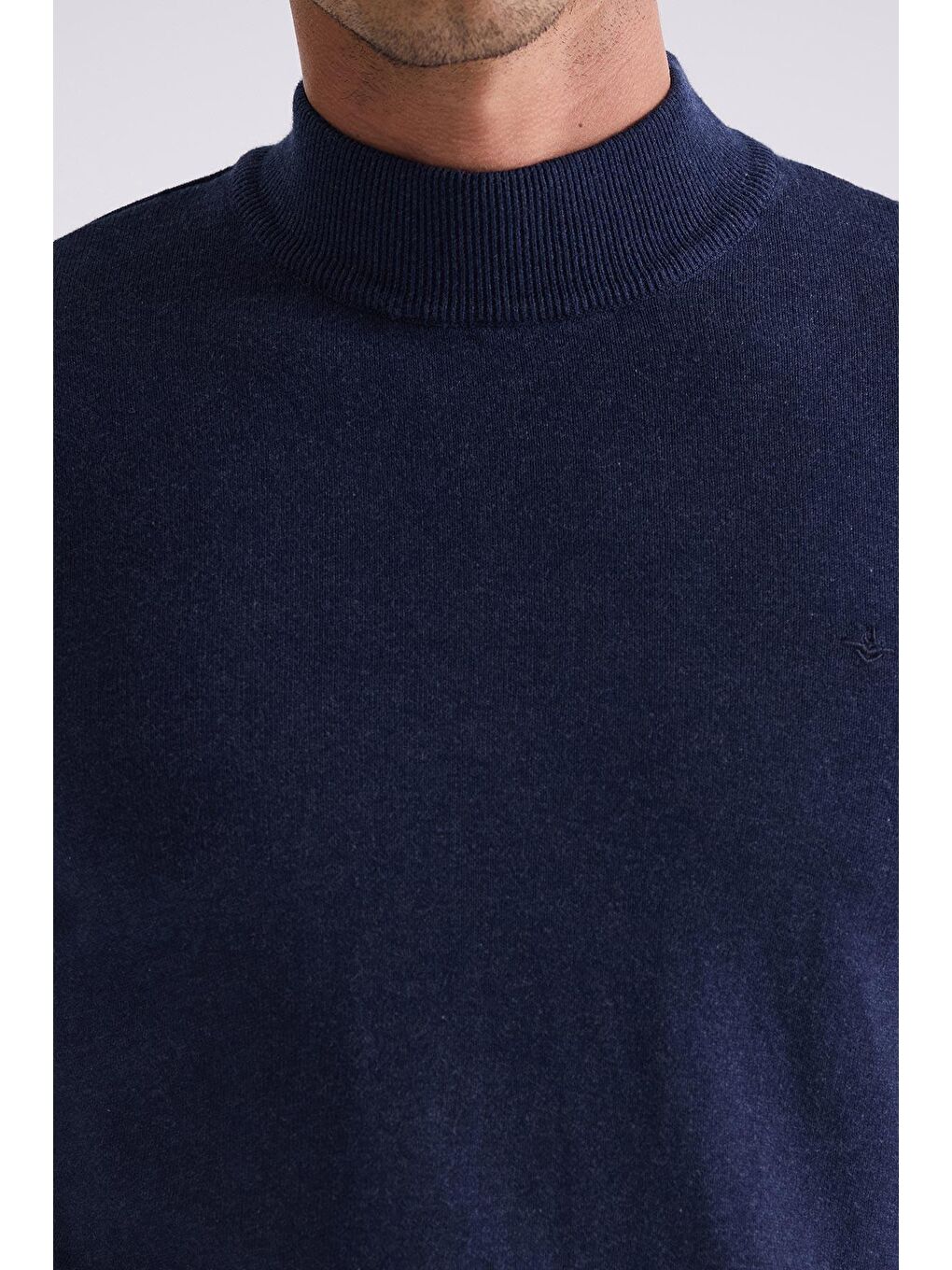 İndigo Slim Fit Yarım Balıkçı Triko Kazak-2