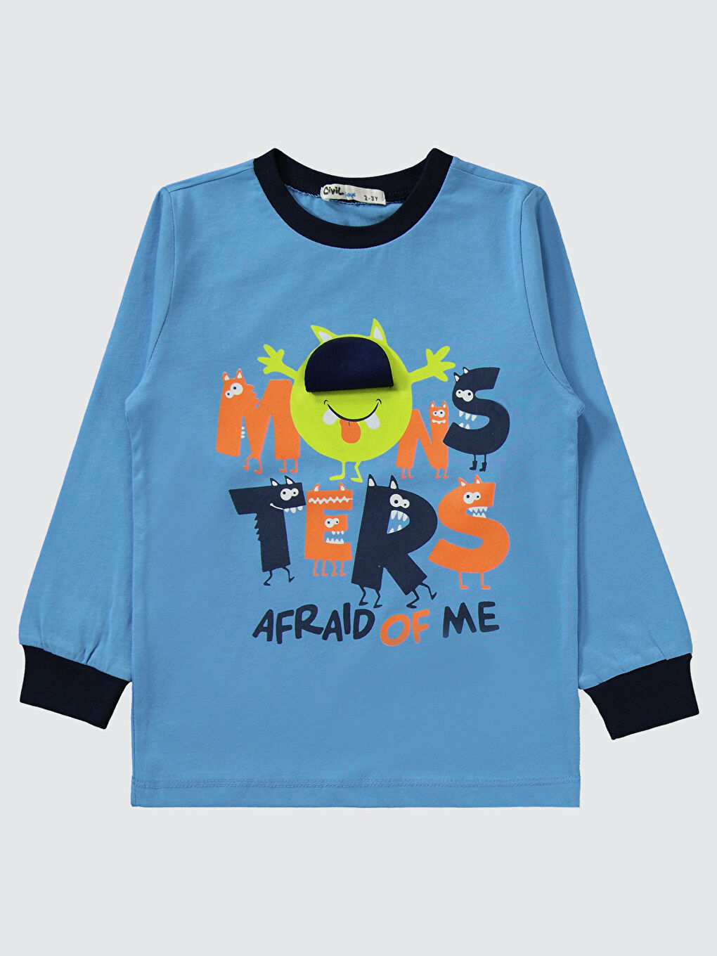 Boys Erkek Çocuk Pijama Takımı 2-5 Yaş Lacivert-3