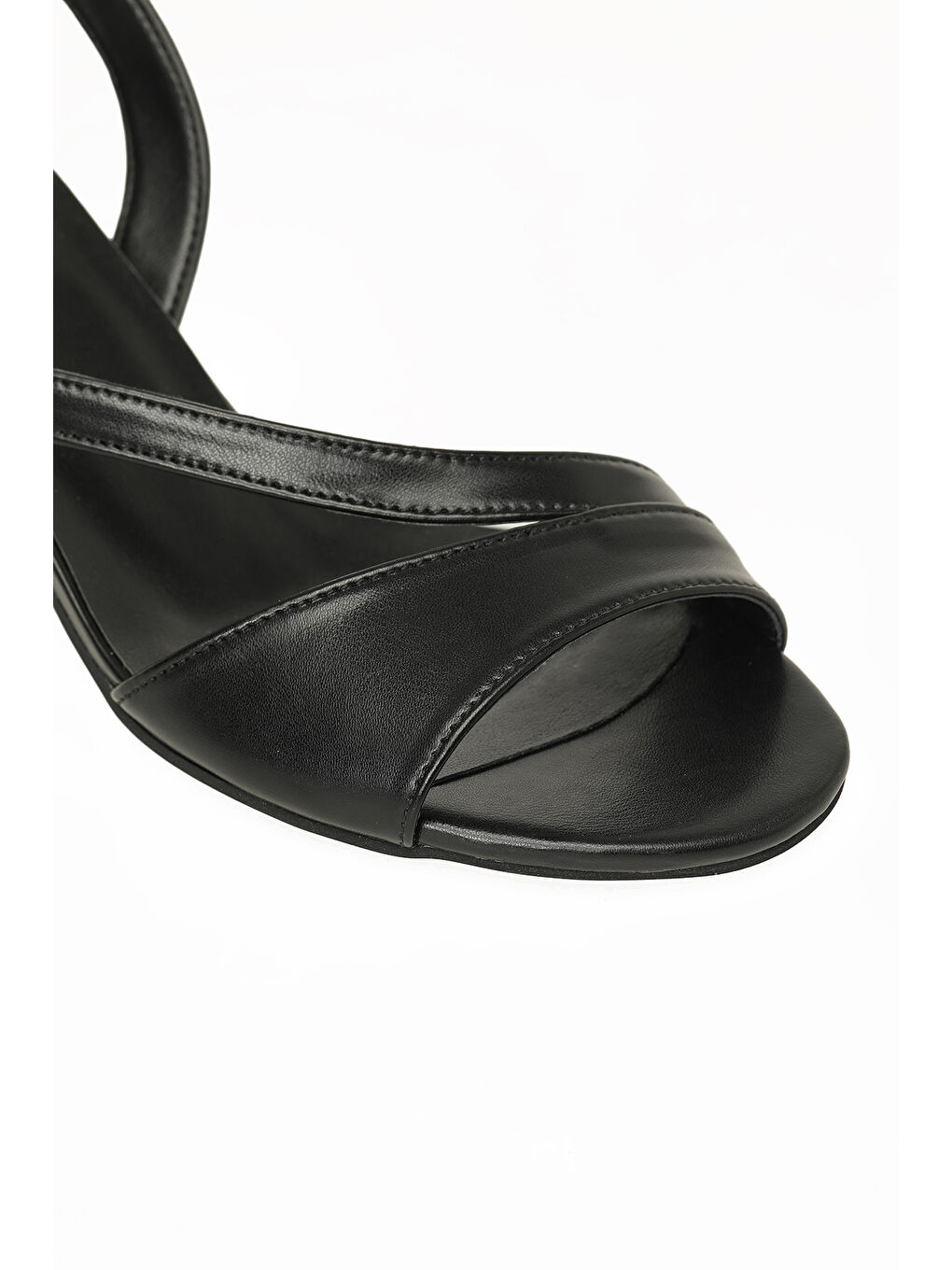 327115.Z 6FX Siyah Kadın Topuklu Sandalet-6