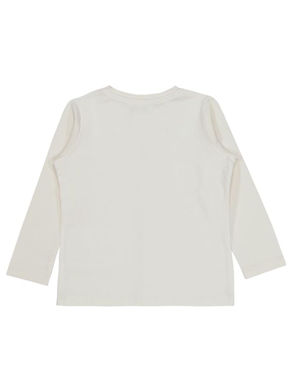 Girls Basic 2-5 Yaş Sweatshirt - Ekru 4-5 Yaş-1