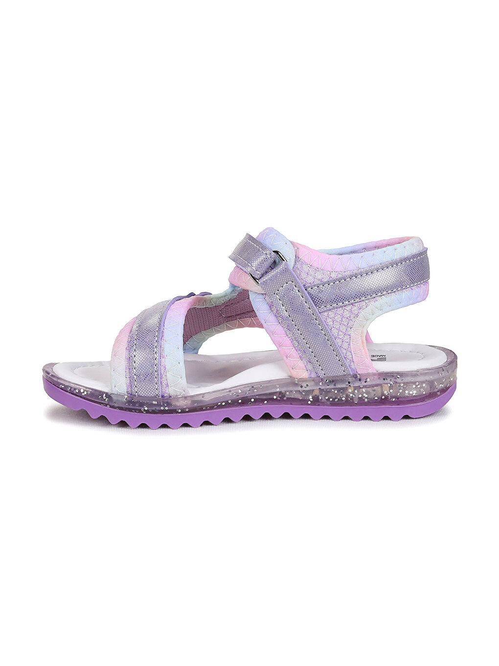 Lila Marlin Simli Cırtlı Kız Çocuk Sandalet-5