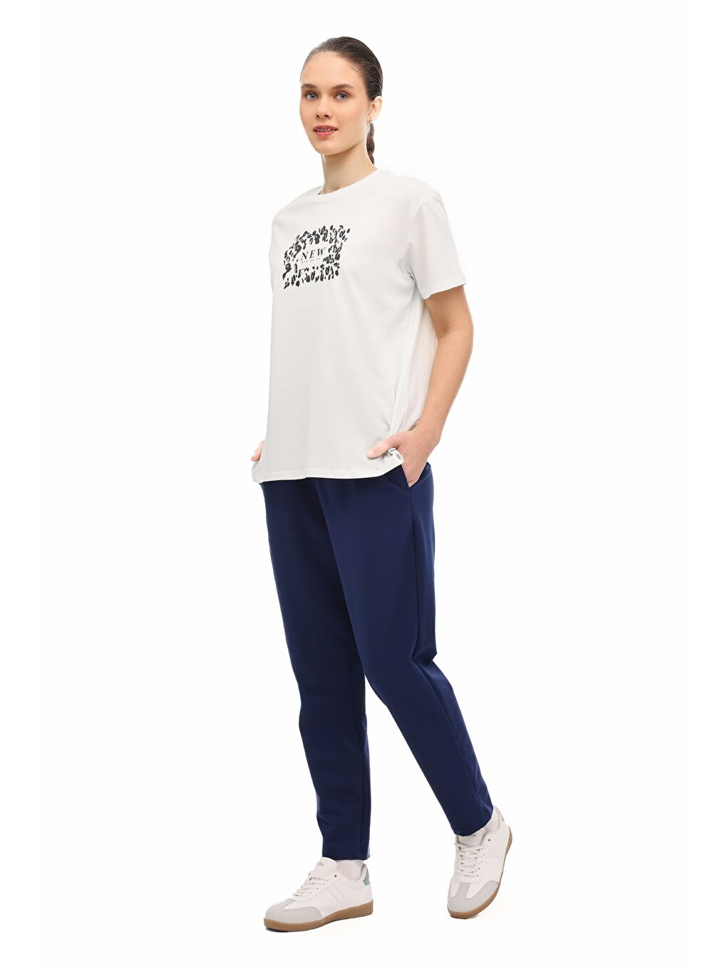 WB 22BLOOM-P SN84 6FX Lacivert Kadın Eşofman Altı-2