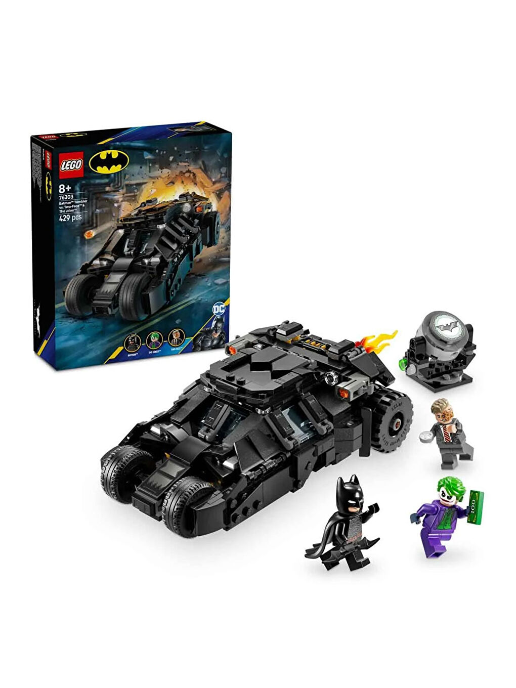 DC Batman Batman Tumbler Two-Face ve Jokere Karşı 76303